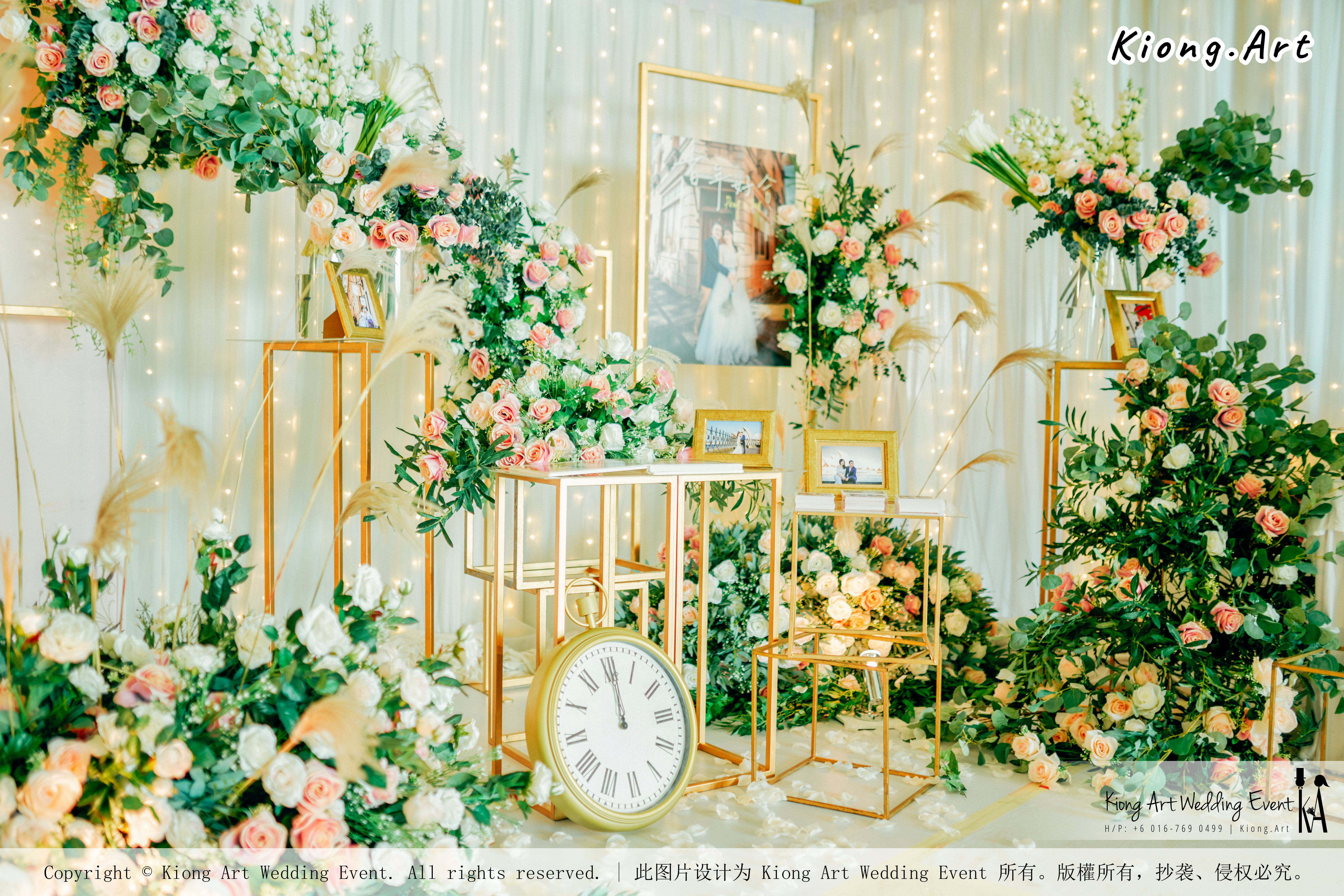 Kuala Lumpur Wedding Event Deco Wedding Planner Kiong Art Wedding Event 吉隆坡一站式婚礼策划布置 Klang Commercial Convention Centre KCCC 巴生皇城商务会展中心 A01-011