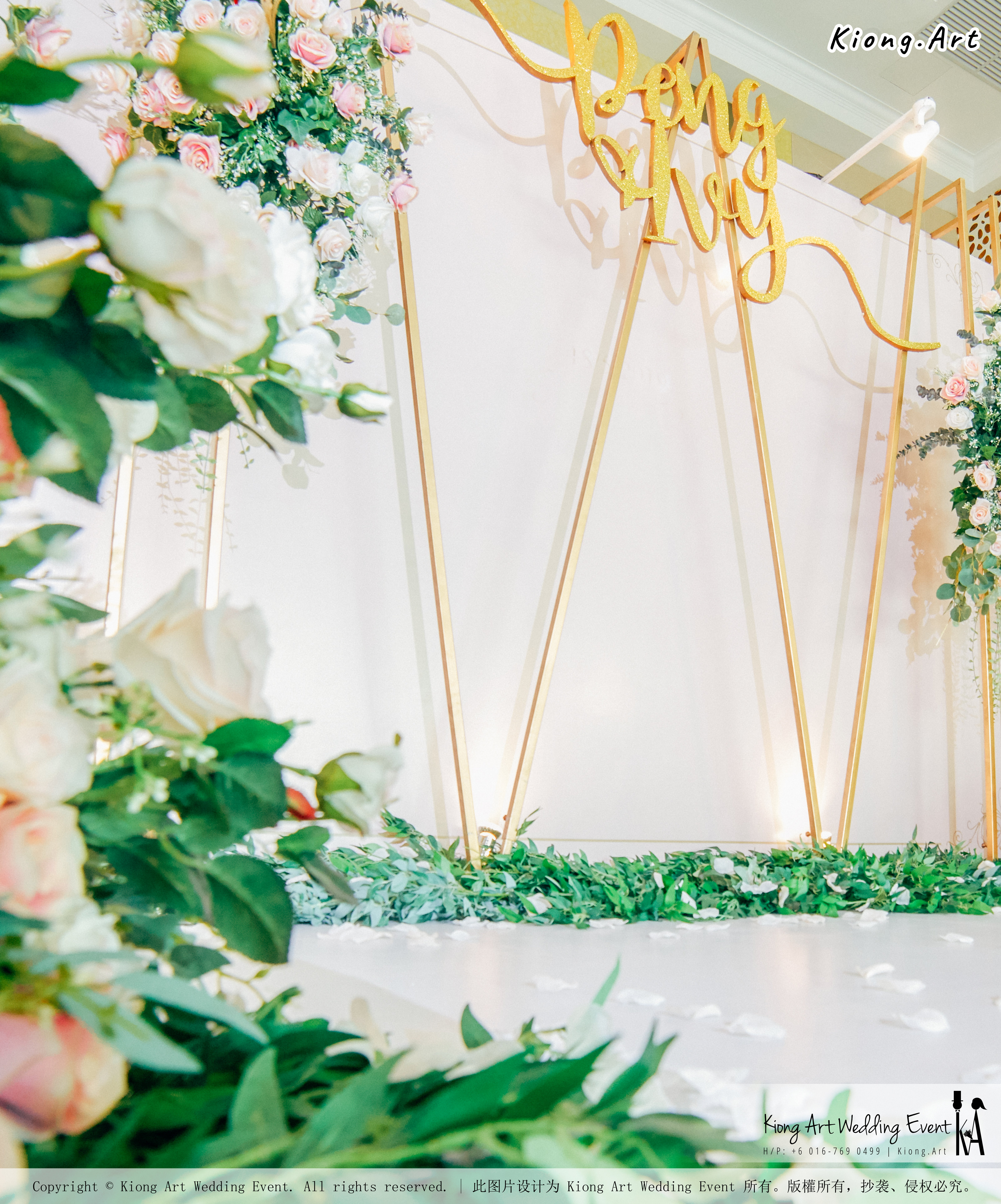 Kuala Lumpur Wedding Event Deco Wedding Planner Kiong Art Wedding Event 吉隆坡一站式婚礼策划布置 Klang Commercial Convention Centre KCCC 巴生皇城商务会展中心 A01-018