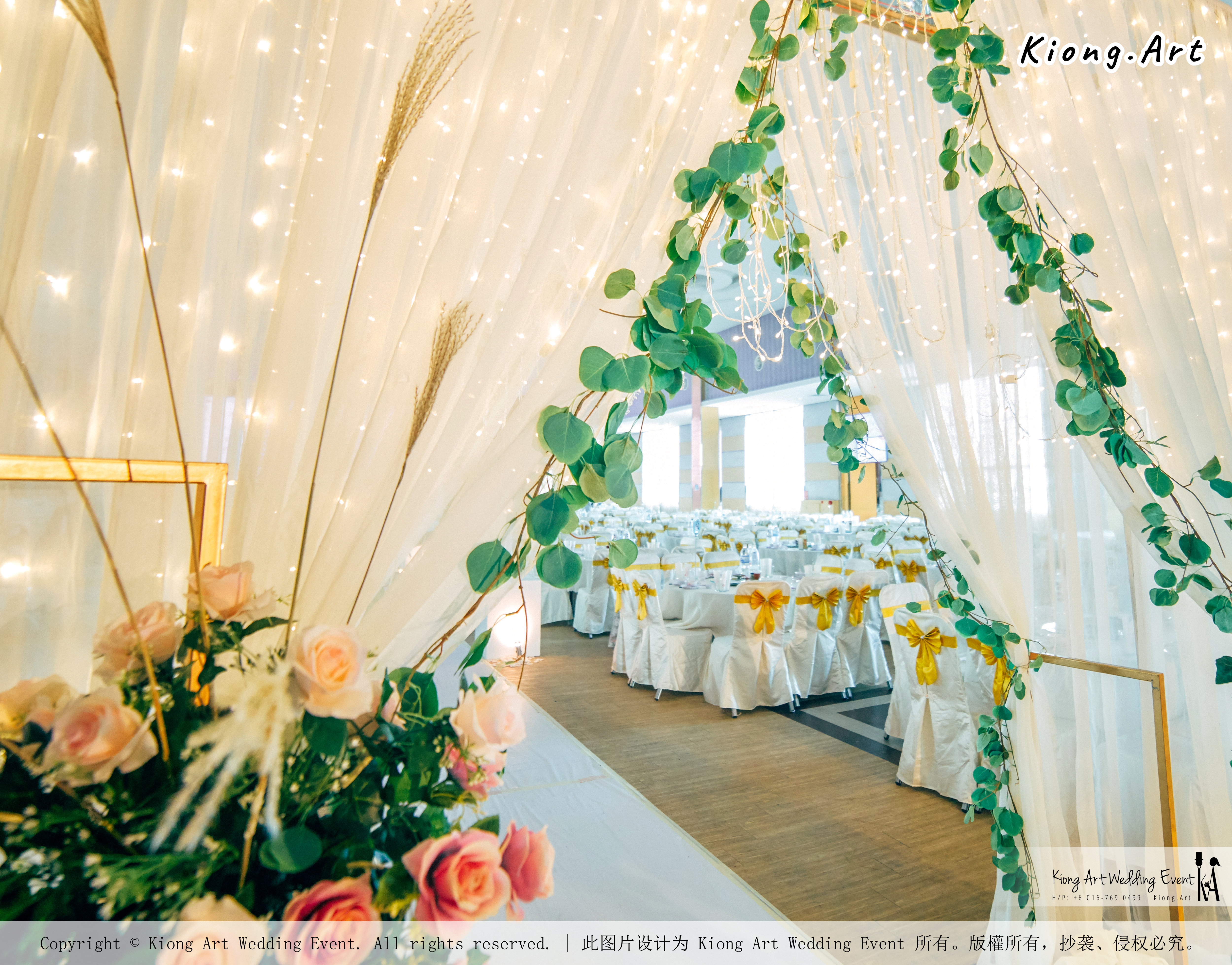 Kuala Lumpur Wedding Event Deco Wedding Planner Kiong Art Wedding Event 吉隆坡一站式婚礼策划布置 Klang Commercial Convention Centre KCCC 巴生皇城商务会展中心 B01-003
