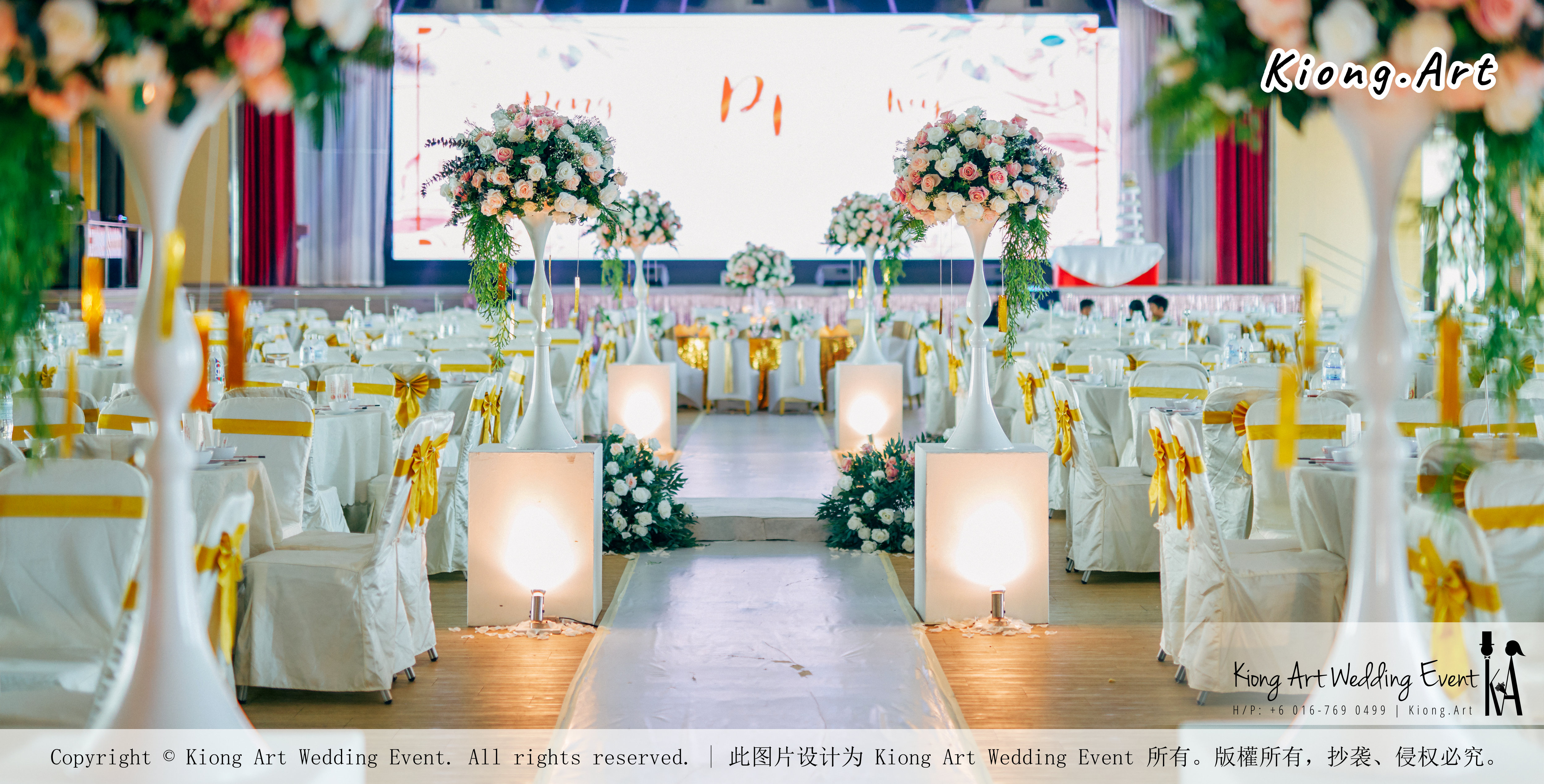 Kuala Lumpur Wedding Event Deco Wedding Planner Kiong Art Wedding Event 吉隆坡一站式婚礼策划布置 Klang Commercial Convention Centre KCCC 巴生皇城商务会展中心 B01-004