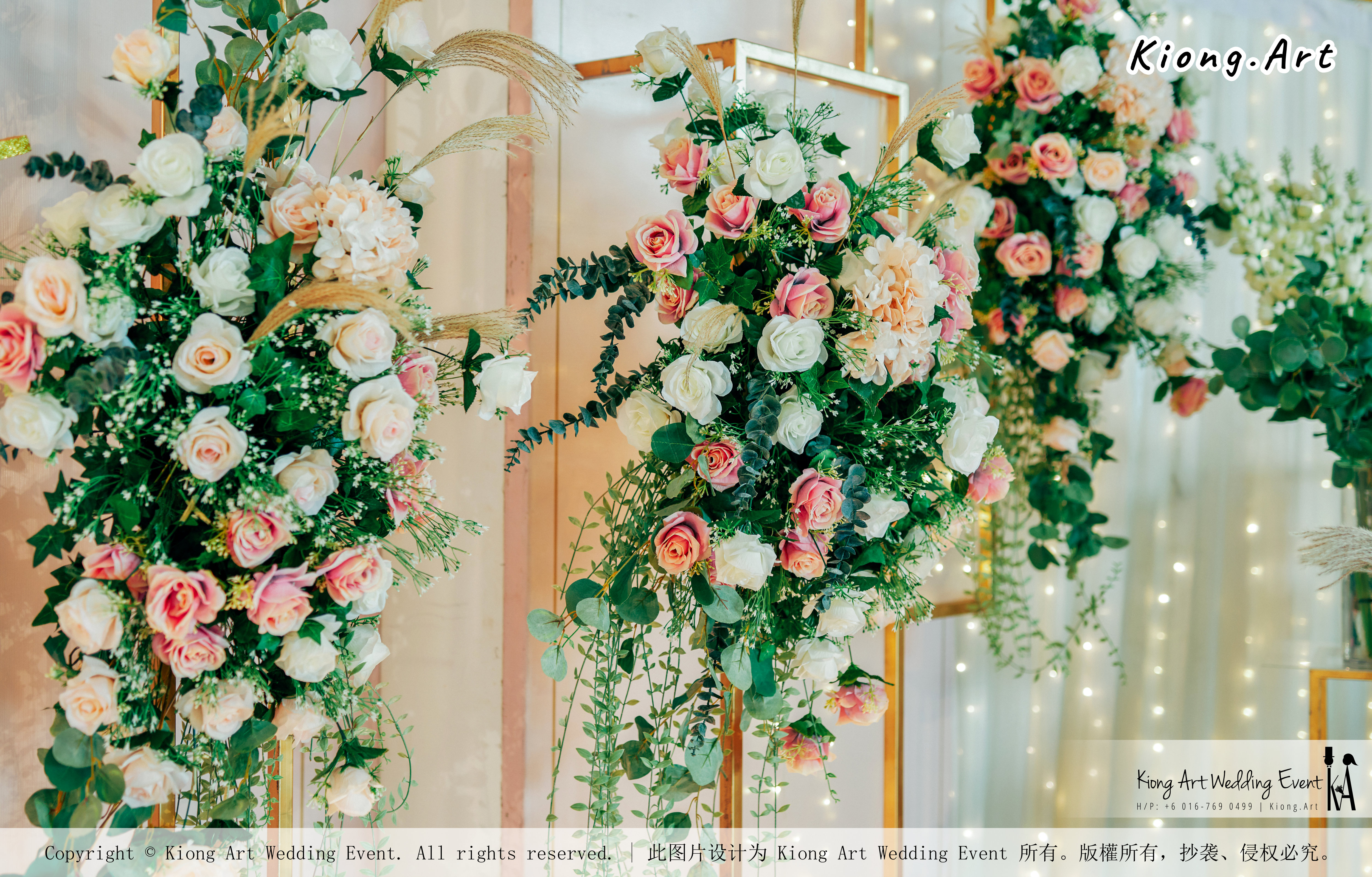 Kuala Lumpur Wedding Event Deco Wedding Planner Kiong Art Wedding Event 吉隆坡一站式婚礼策划布置 Klang Commercial Convention Centre KCCC 巴生皇城商务会展中心 B01-016