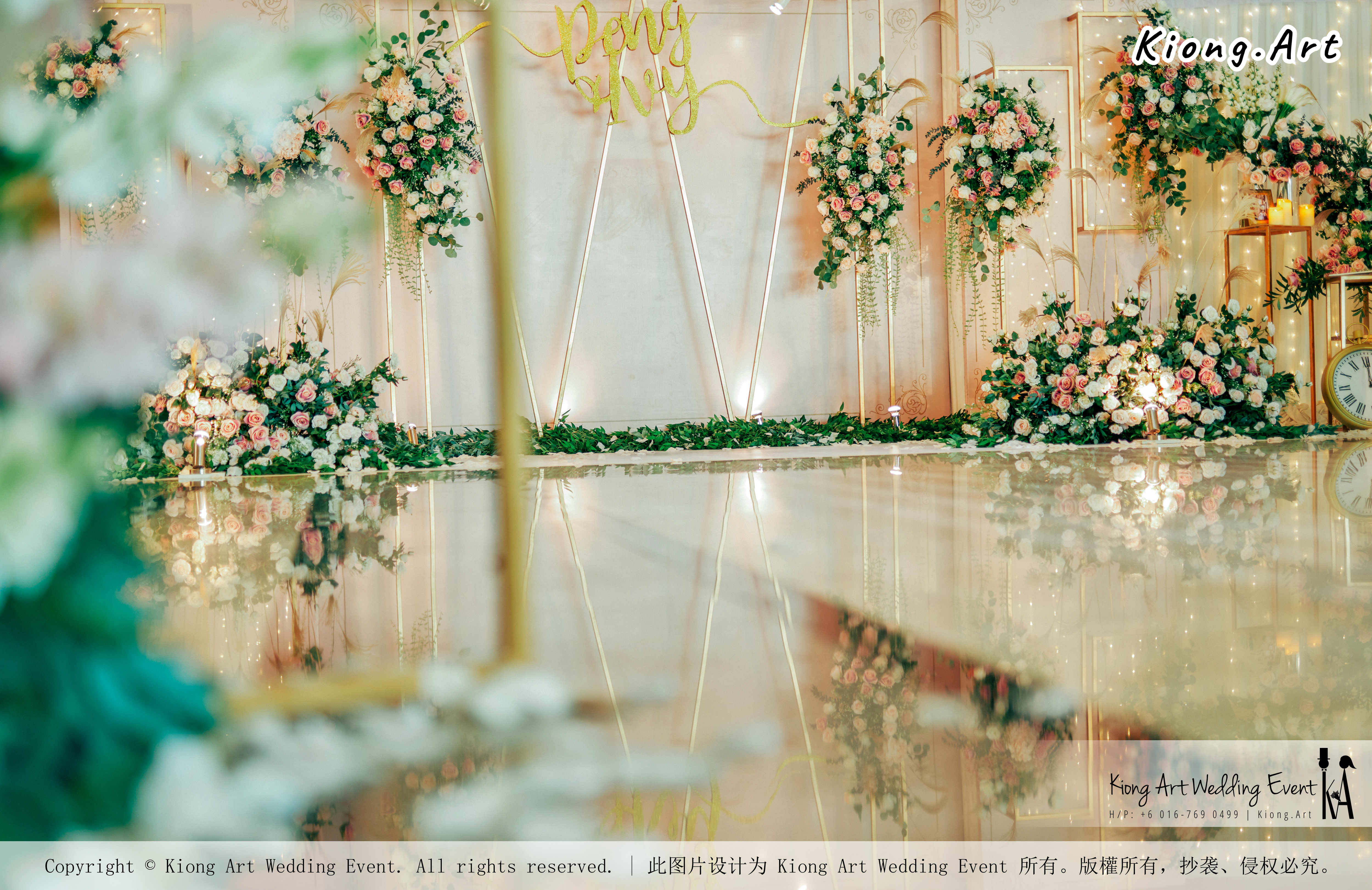 Kuala Lumpur Wedding Event Deco Wedding Planner Kiong Art Wedding Event 吉隆坡一站式婚礼策划布置 Klang Commercial Convention Centre KCCC 巴生皇城商务会展中心 C01-001