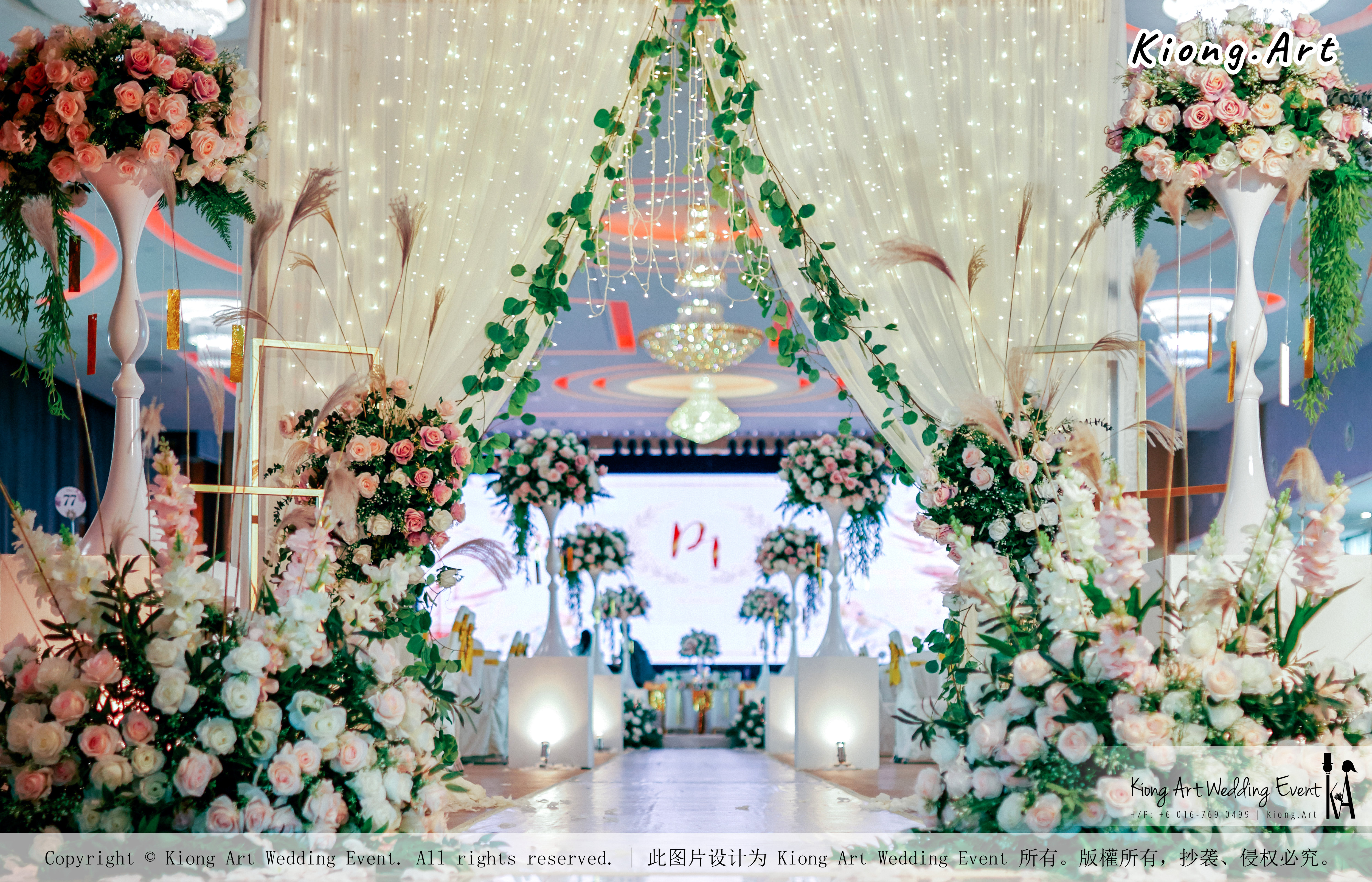 Kuala Lumpur Wedding Event Deco Wedding Planner Kiong Art Wedding Event 吉隆坡一站式婚礼策划布置 Klang Commercial Convention Centre KCCC 巴生皇城商务会展中心 C01-003