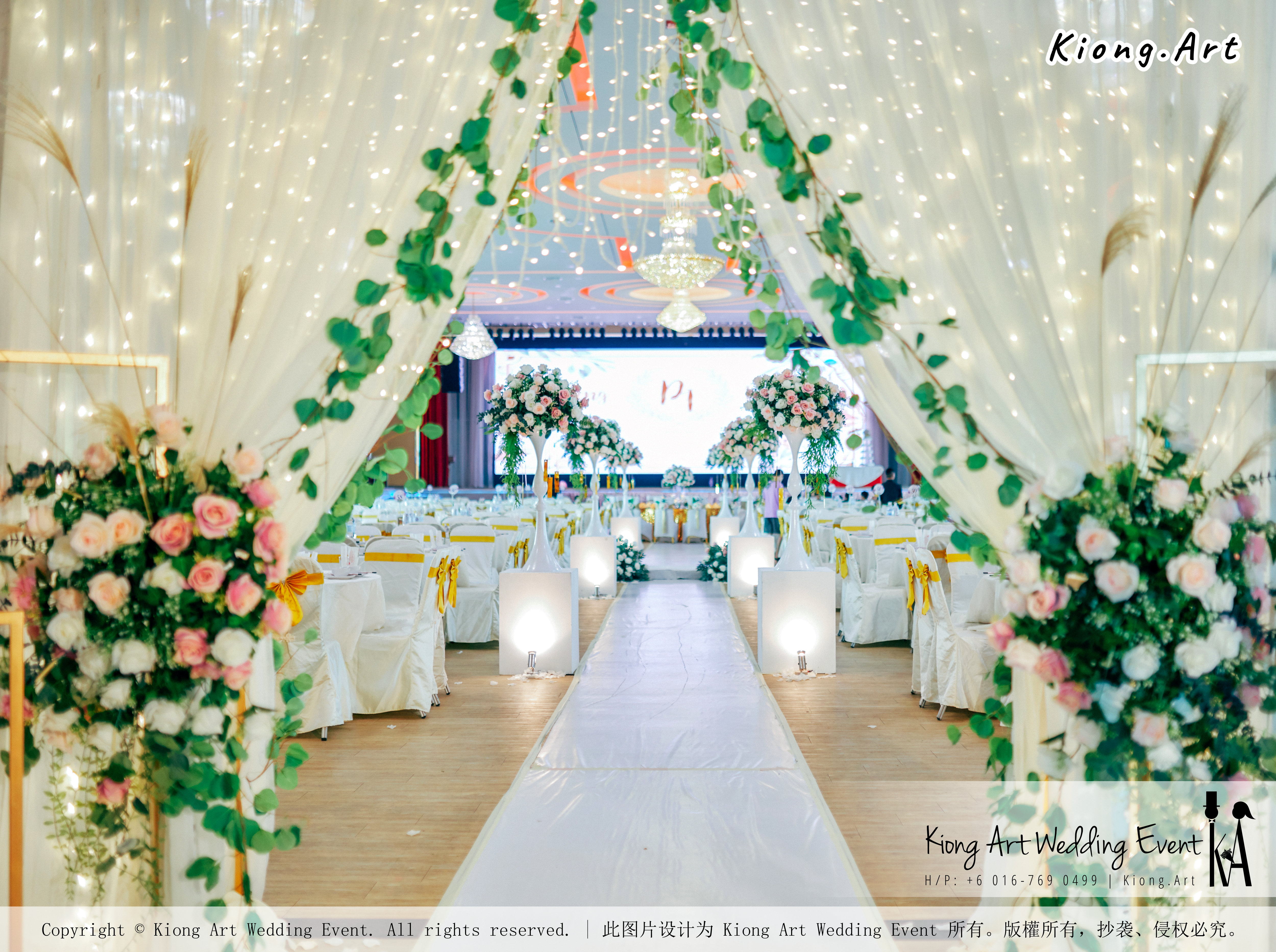 Kuala Lumpur Wedding Event Deco Wedding Planner Kiong Art Wedding Event 吉隆坡一站式婚礼策划布置 Klang Commercial Convention Centre KCCC 巴生皇城商务会展中心 C01-017