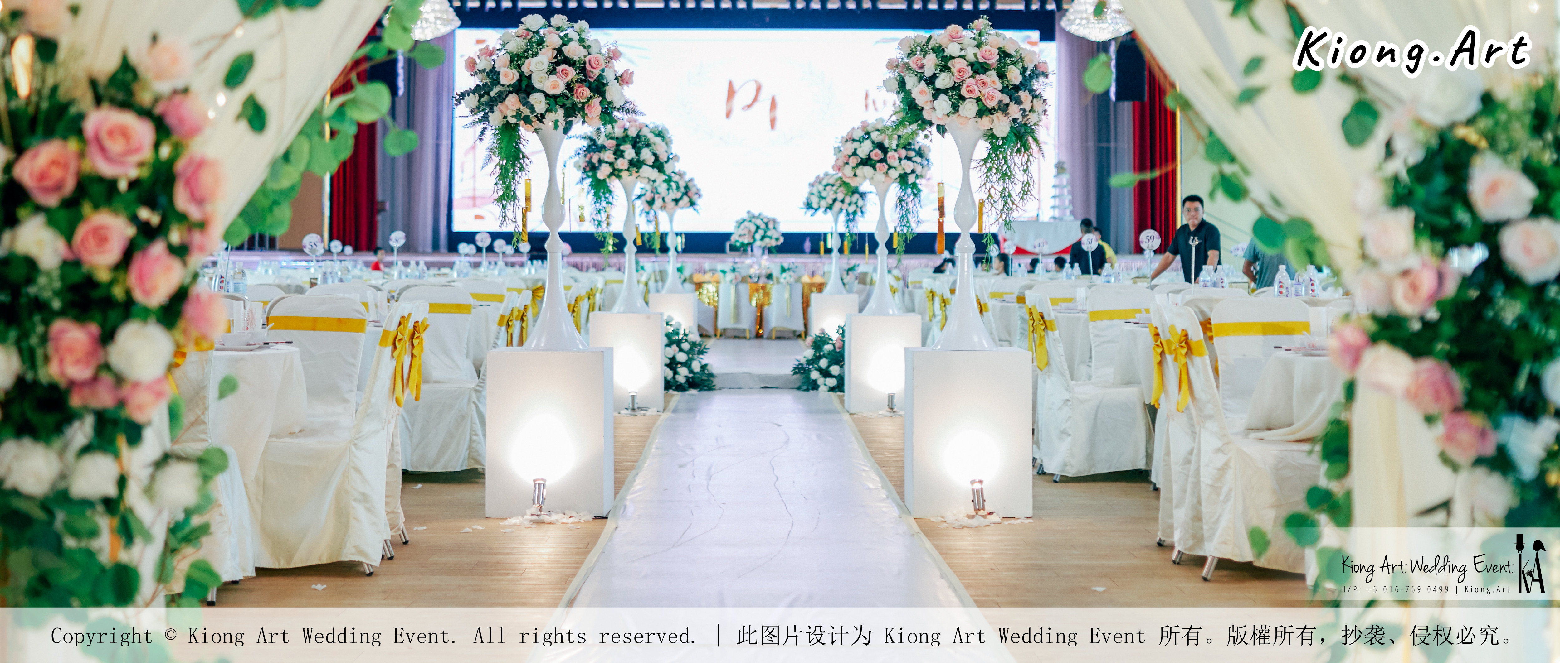 Kuala Lumpur Wedding Event Deco Wedding Planner Kiong Art Wedding Event 吉隆坡一站式婚礼策划布置 Klang Commercial Convention Centre KCCC 巴生皇城商务会展中心 C01-018
