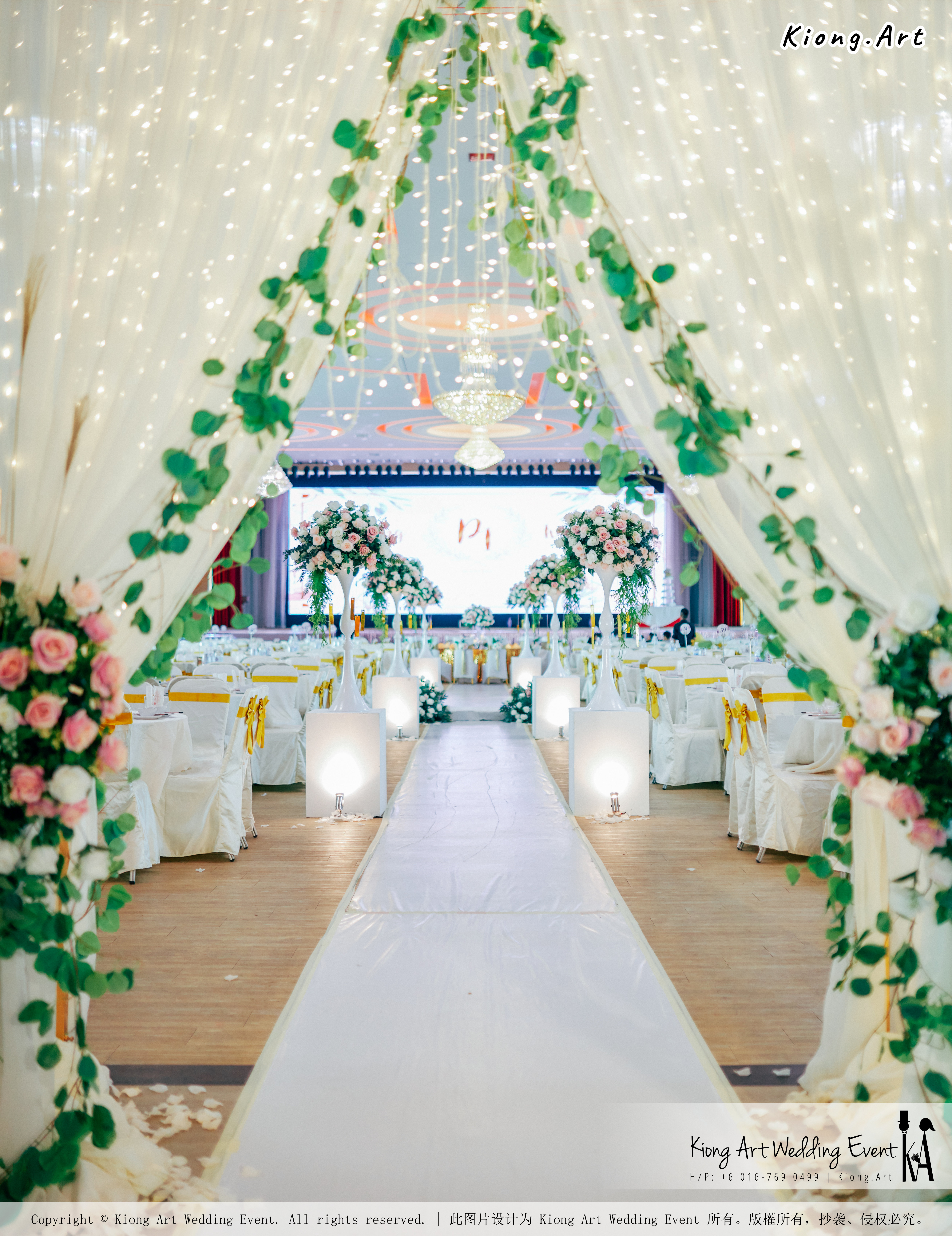 Kuala Lumpur Wedding Event Deco Wedding Planner Kiong Art Wedding Event 吉隆坡一站式婚礼策划布置 Klang Commercial Convention Centre KCCC 巴生皇城商务会展中心 C01-019
