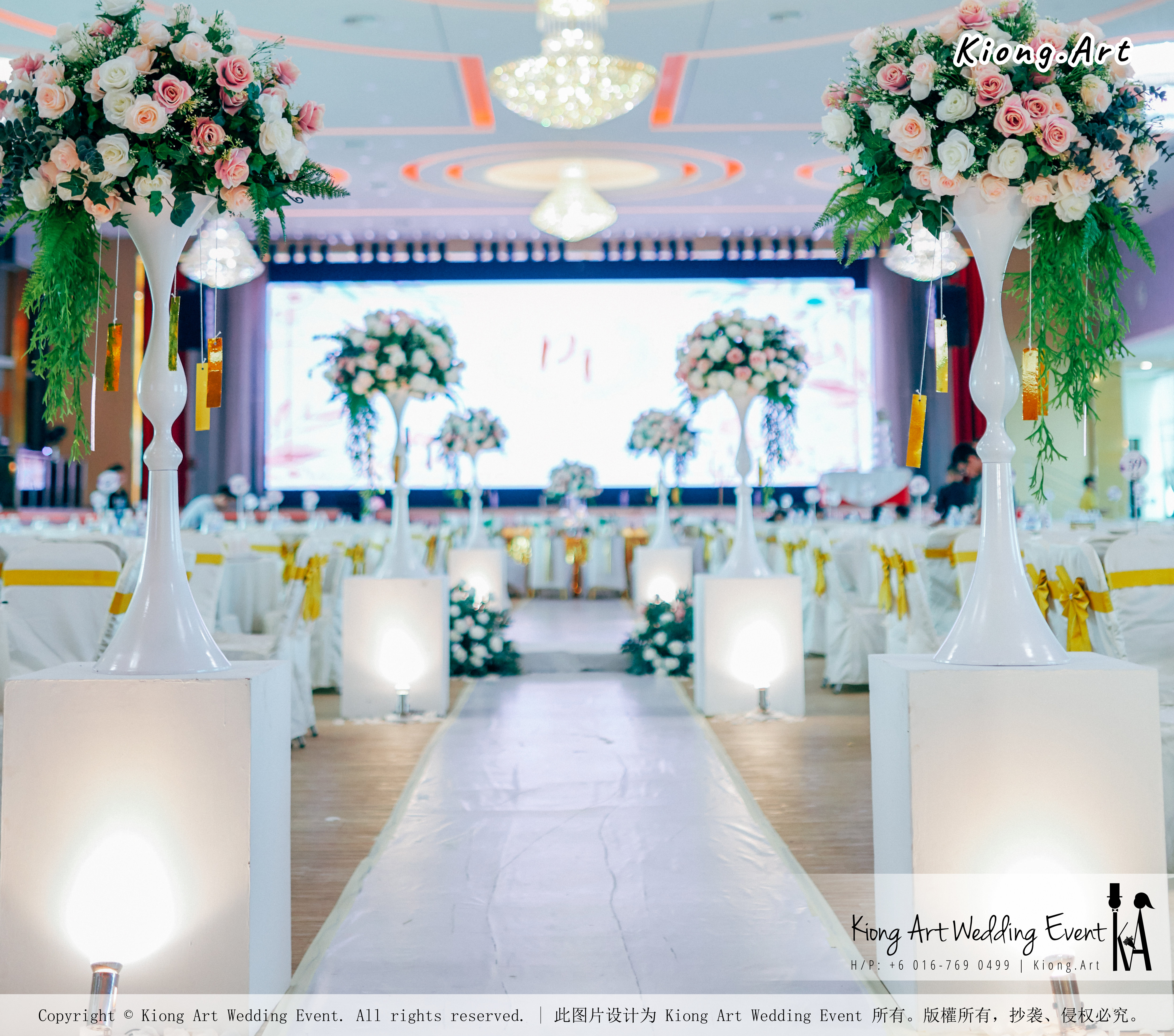 Kuala Lumpur Wedding Event Deco Wedding Planner Kiong Art Wedding Event 吉隆坡一站式婚礼策划布置 Klang Commercial Convention Centre KCCC 巴生皇城商务会展中心 C01-020