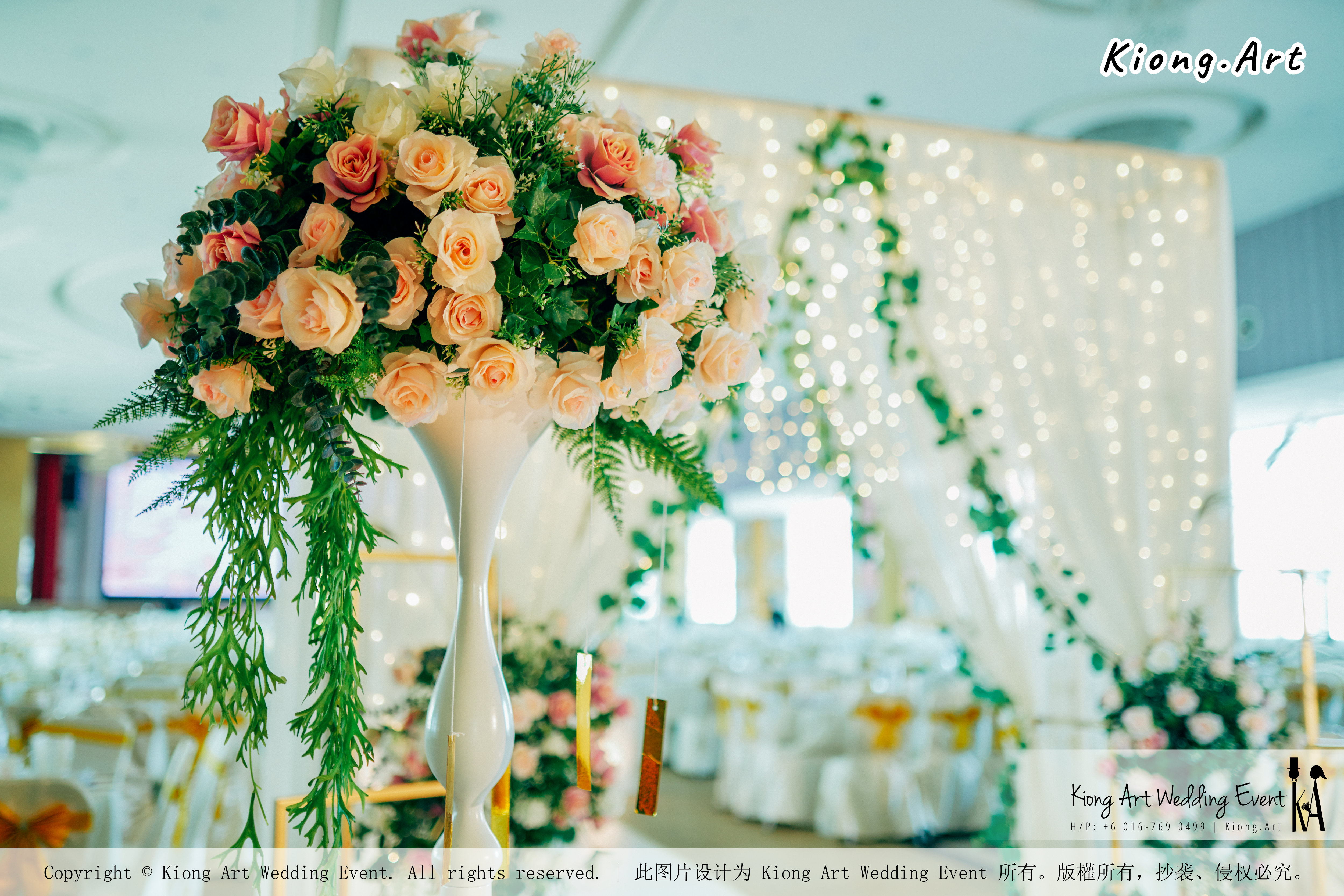 Kuala Lumpur Wedding Event Deco Wedding Planner Kiong Art Wedding Event 吉隆坡一站式婚礼策划布置 Klang Commercial Convention Centre KCCC 巴生皇城商务会展中心 A01-007
