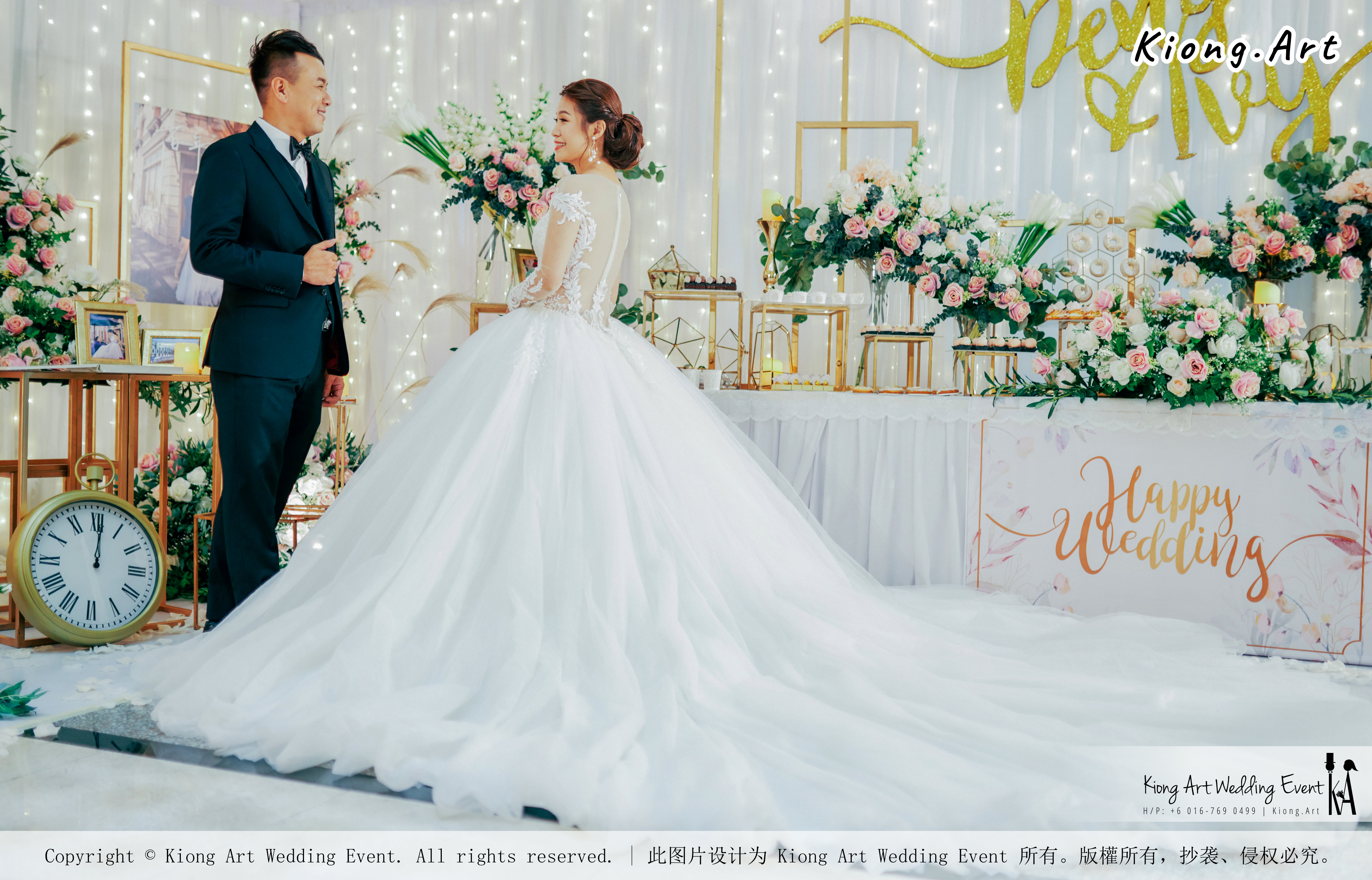 Kuala Lumpur Wedding Event Deco Wedding Planner Kiong Art Wedding Event 吉隆坡一站式婚礼策划布置 Klang Commercial Convention Centre KCCC 巴生皇城商务会展中心 E01-008