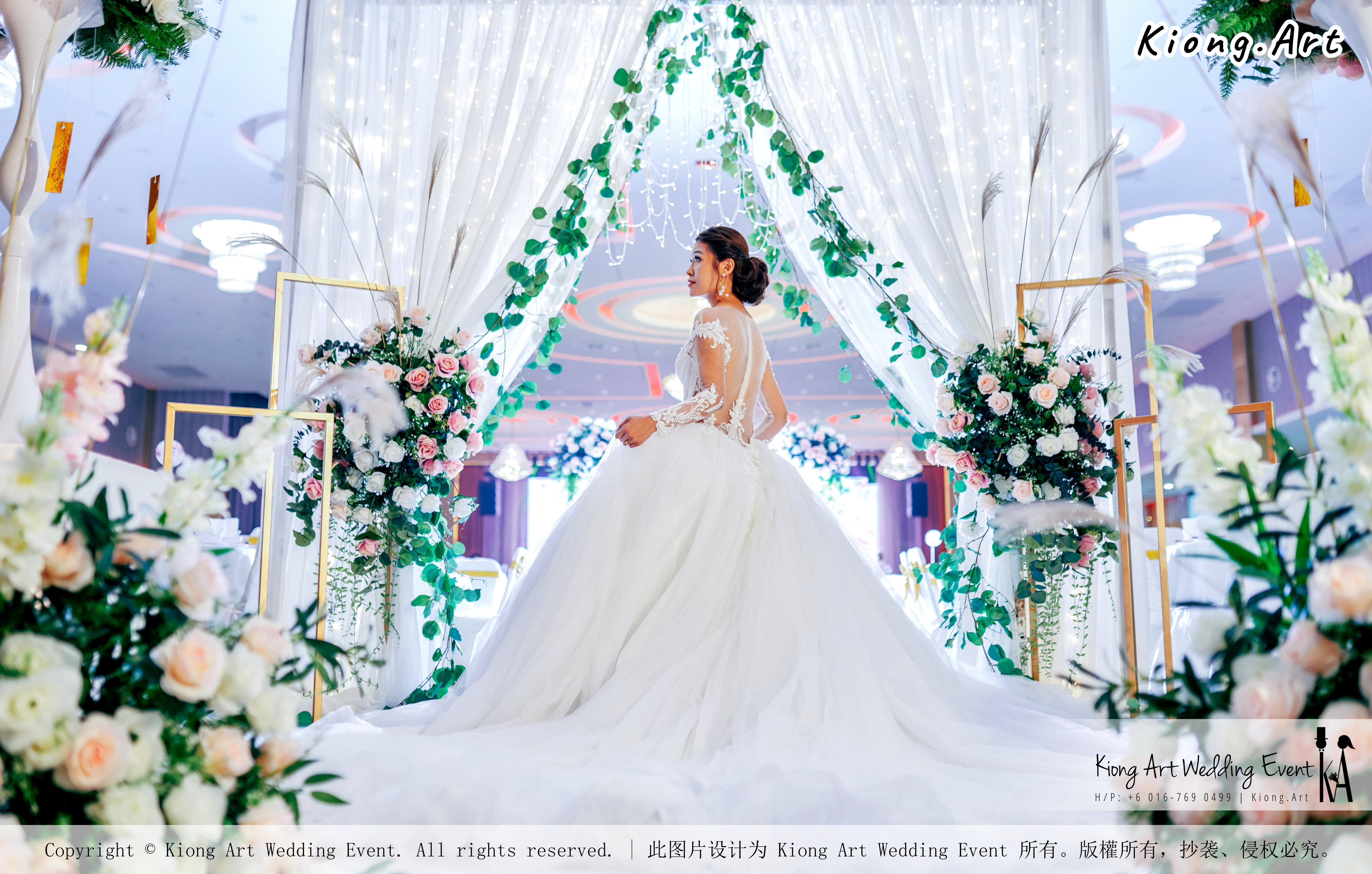 Kuala Lumpur Wedding Event Deco Wedding Planner Kiong Art Wedding Event 吉隆坡一站式婚礼策划布置 Klang Commercial Convention Centre KCCC 巴生皇城商务会展中心 E01-013