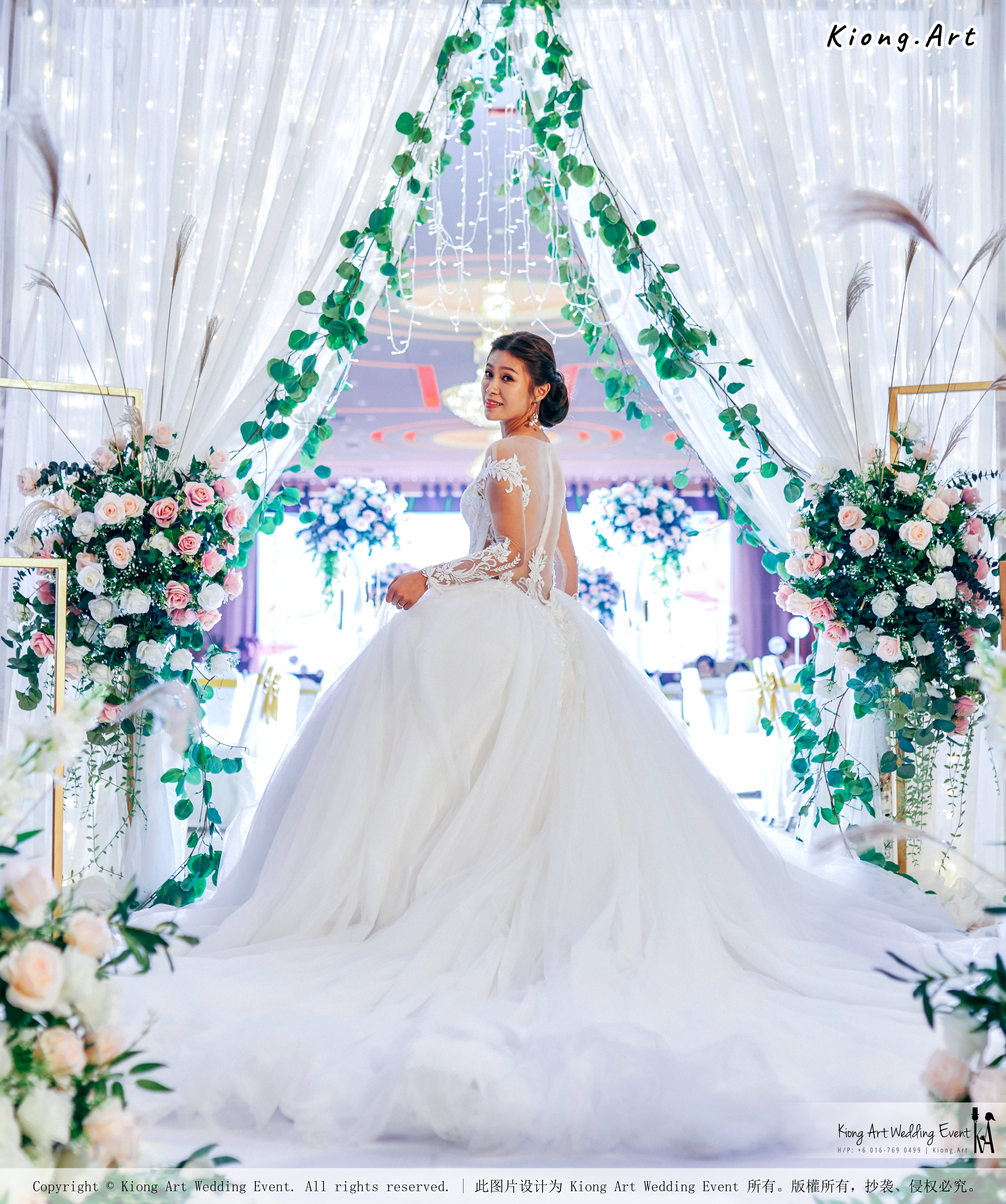 Kuala Lumpur Wedding Event Deco Wedding Planner Kiong Art Wedding Event 吉隆坡一站式婚礼策划布置 Klang Commercial Convention Centre KCCC 巴生皇城商务会展中心 E01-014