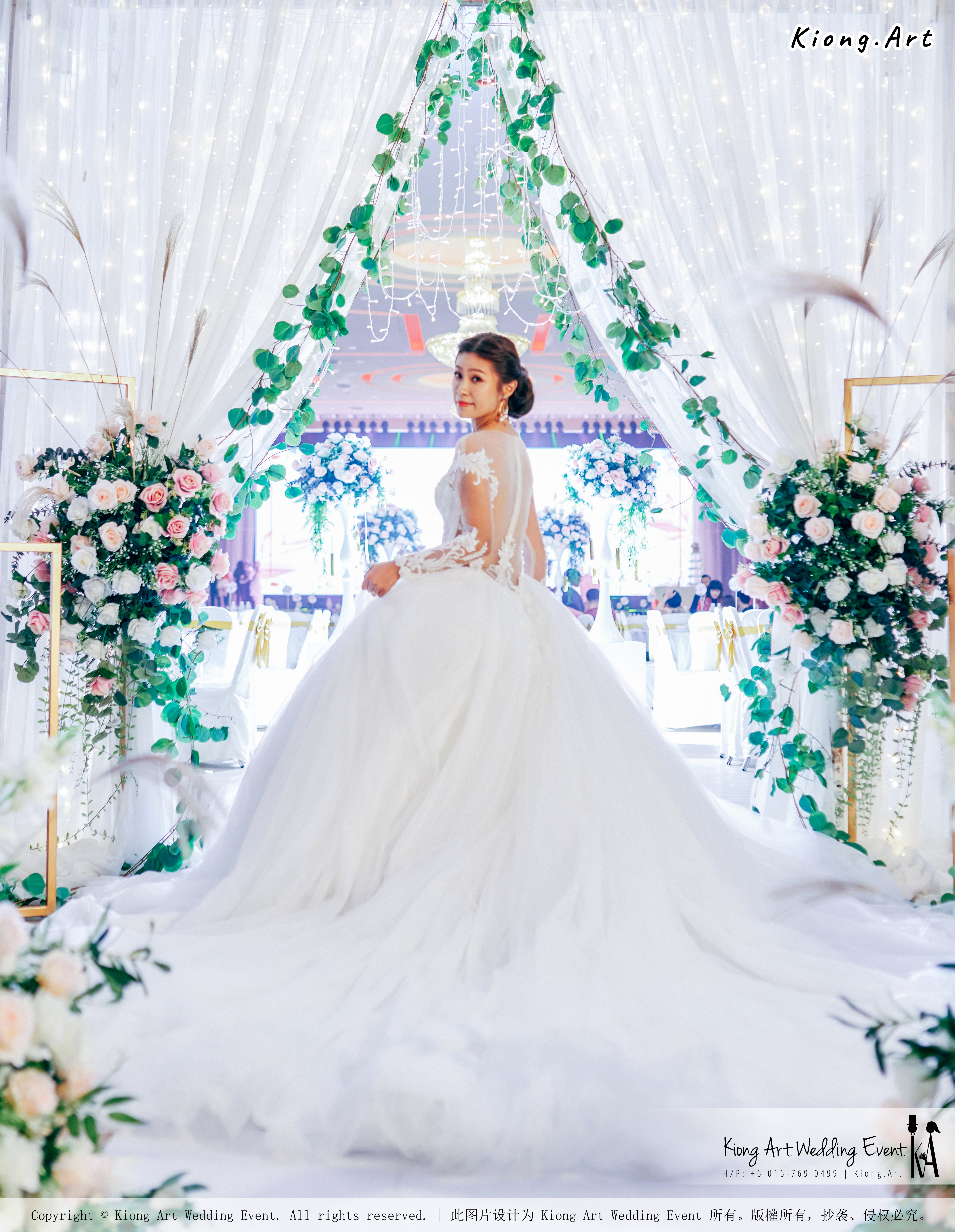Kuala Lumpur Wedding Event Deco Wedding Planner Kiong Art Wedding Event 吉隆坡一站式婚礼策划布置 Klang Commercial Convention Centre KCCC 巴生皇城商务会展中心 E01-015
