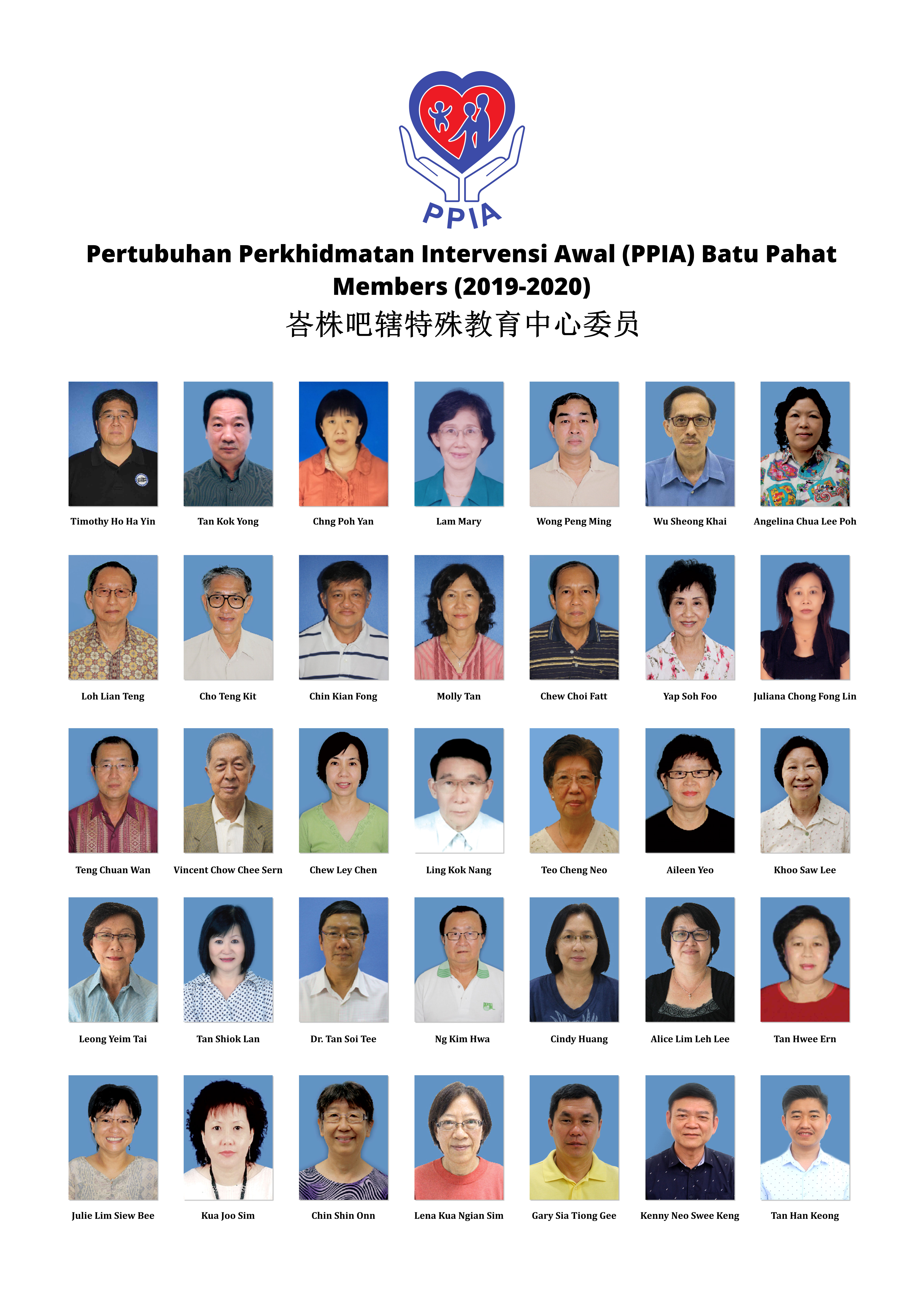 PPIA Batu Pahat Pertubuhan Perkhidmatan Intervensi Awal Members Making a Difference Transforming Lives A03