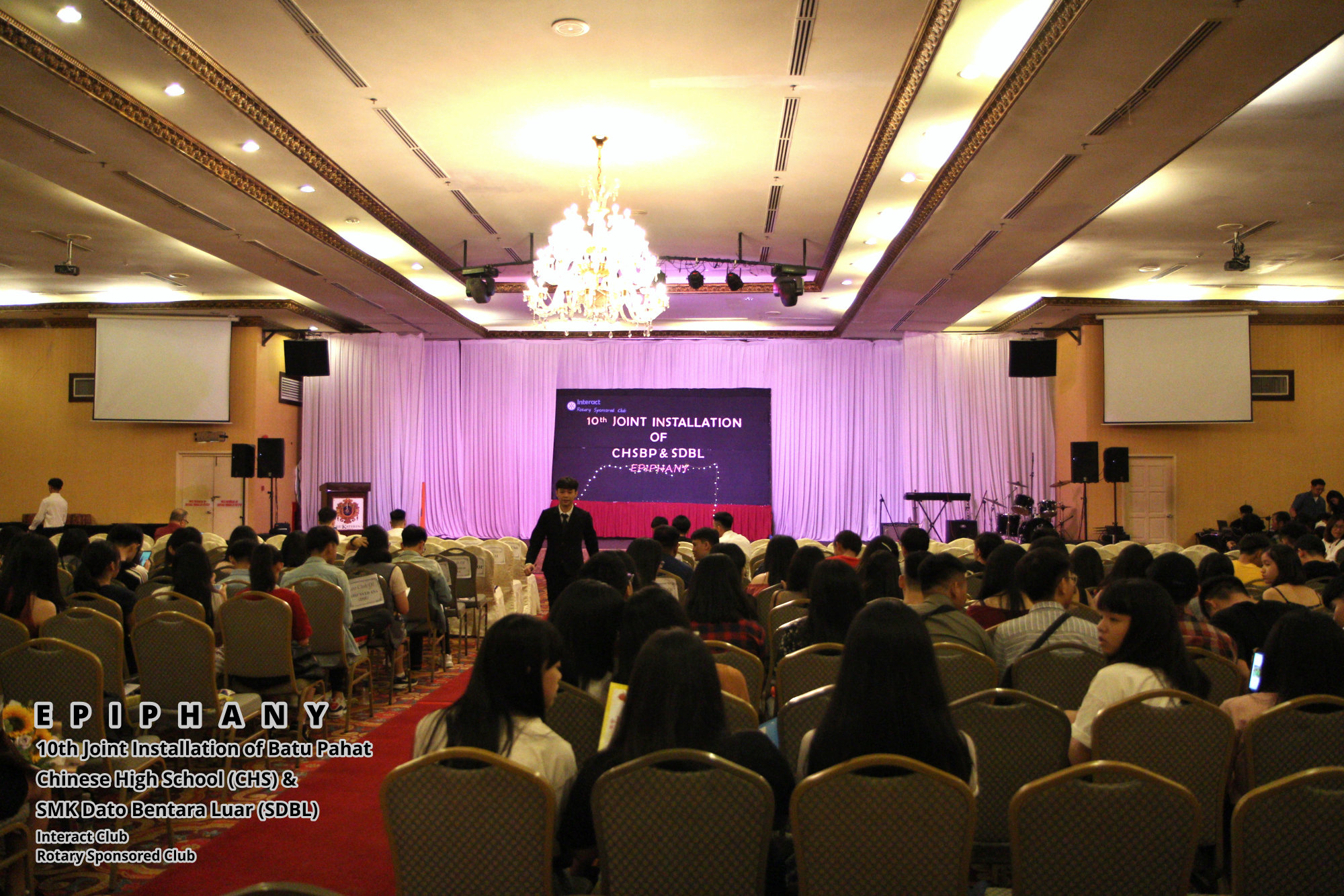 10th Joint Installation of Batu Pahat Chinese High School CHS and SMK Dato Bentara Luar SDBL - EPIPHANY - Interact Club - Rotary Sponsored Club The Katerina Hotel Batu Pahat A03