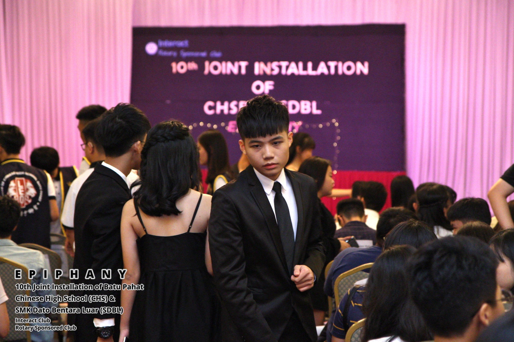 10th Joint Installation of Batu Pahat Chinese High School CHS and SMK Dato Bentara Luar SDBL - EPIPHANY - Interact Club - Rotary Sponsored Club The Katerina Hotel Batu Pahat A08
