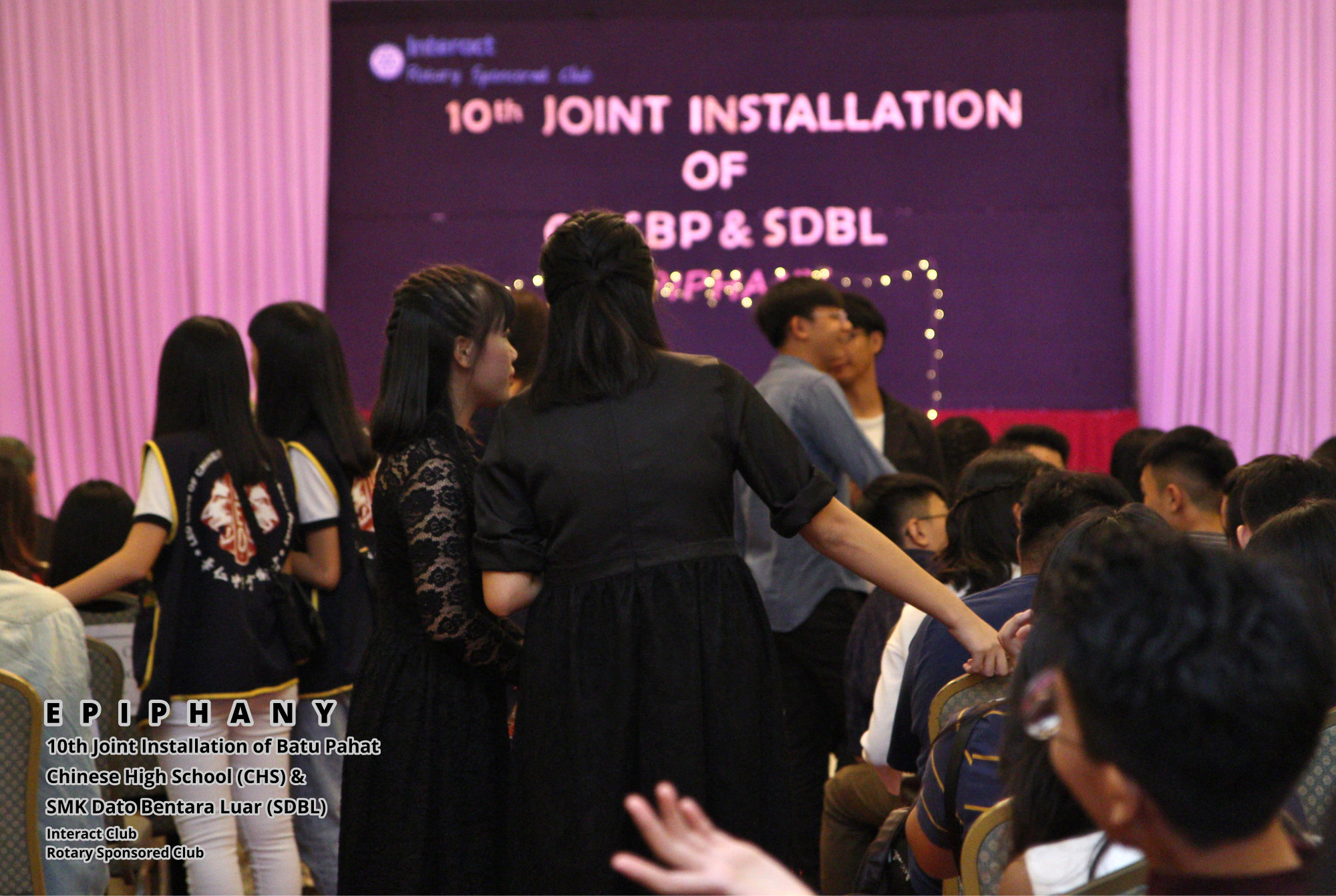 10th Joint Installation of Batu Pahat Chinese High School CHS and SMK Dato Bentara Luar SDBL - EPIPHANY - Interact Club - Rotary Sponsored Club The Katerina Hotel Batu Pahat A12