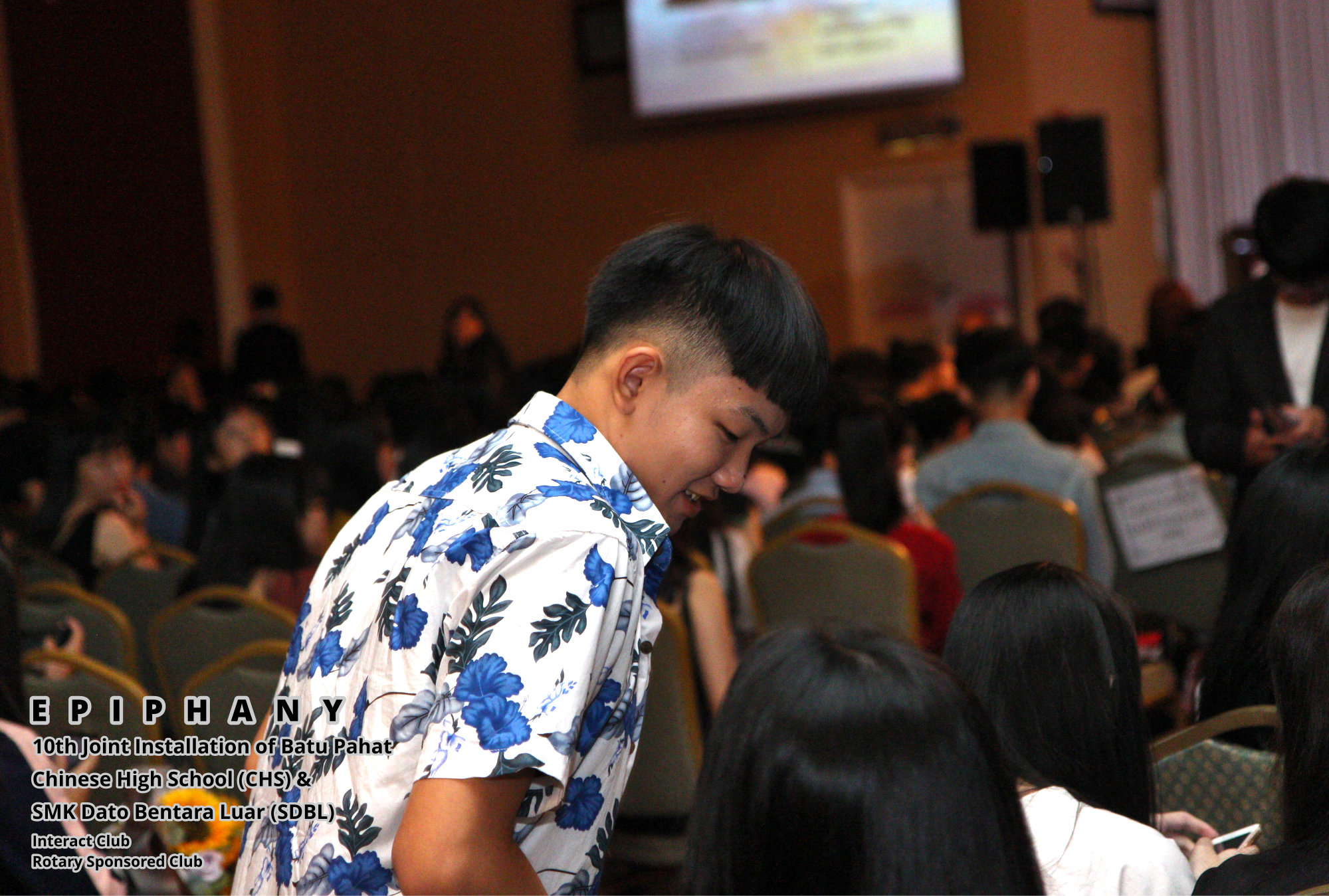 10th Joint Installation of Batu Pahat Chinese High School CHS and SMK Dato Bentara Luar SDBL - EPIPHANY - Interact Club - Rotary Sponsored Club The Katerina Hotel Batu Pahat B02
