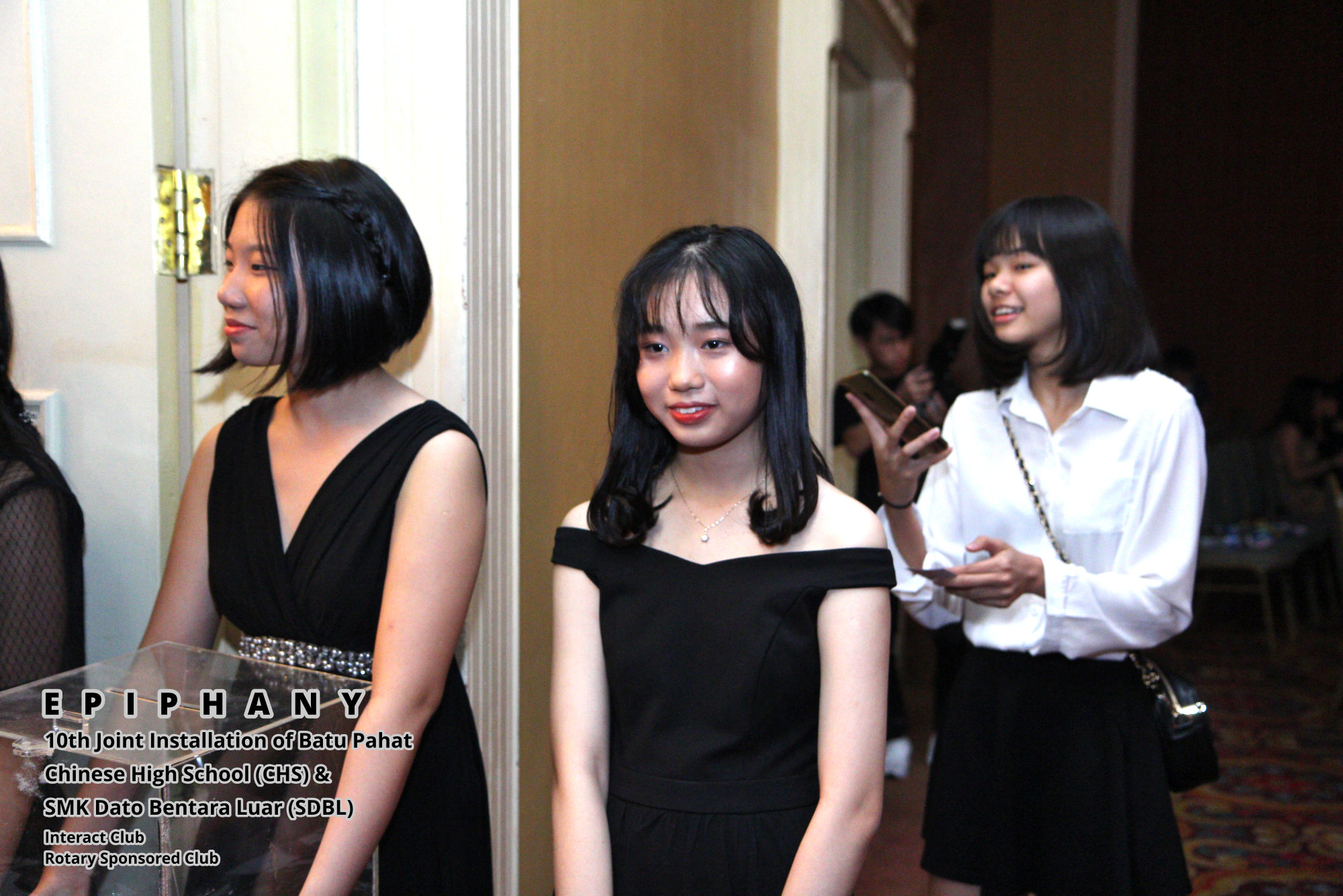 10th Joint Installation of Batu Pahat Chinese High School CHS and SMK Dato Bentara Luar SDBL - EPIPHANY - Interact Club - Rotary Sponsored Club The Katerina Hotel Batu Pahat B08