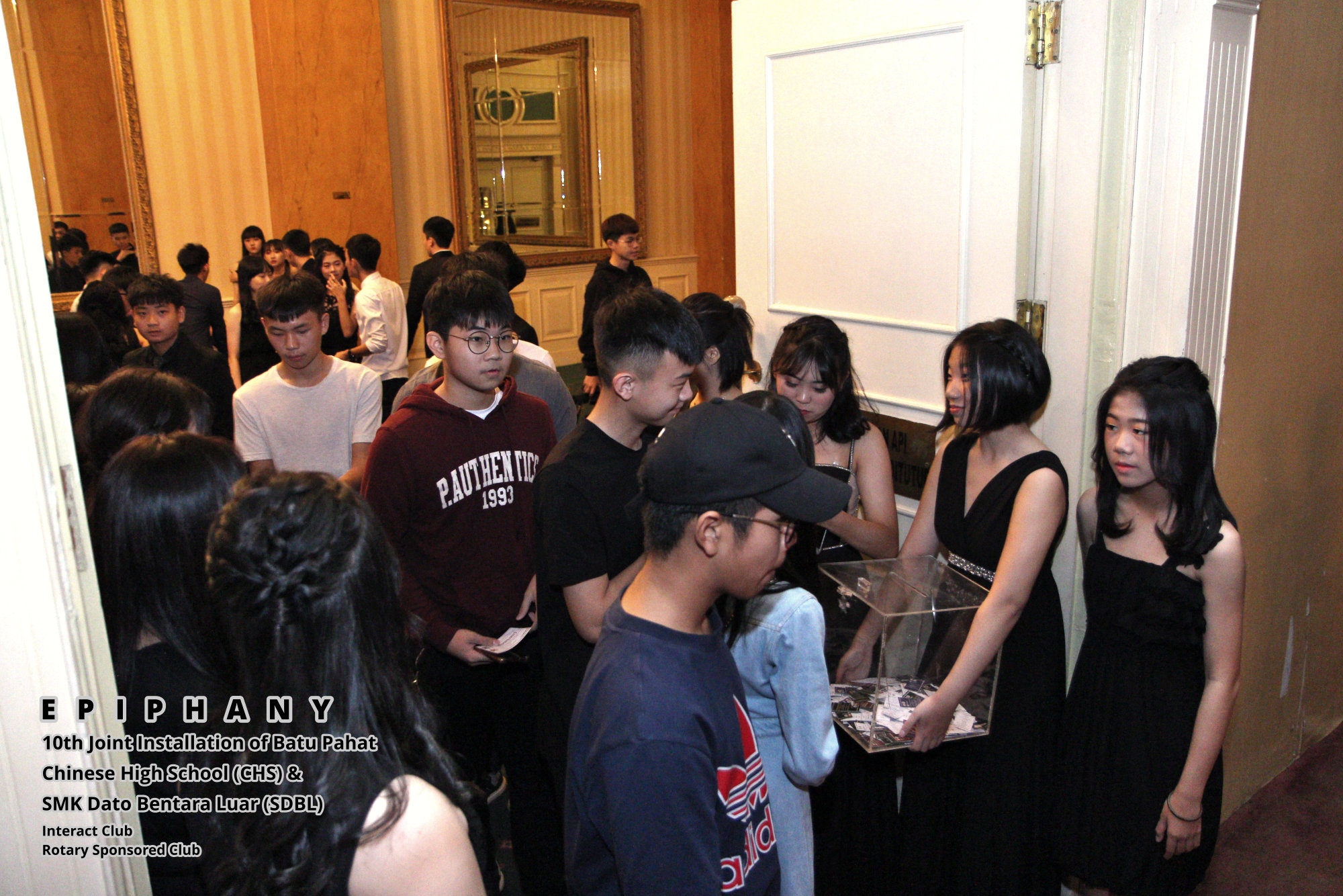 10th Joint Installation of Batu Pahat Chinese High School CHS and SMK Dato Bentara Luar SDBL - EPIPHANY - Interact Club - Rotary Sponsored Club The Katerina Hotel Batu Pahat B10