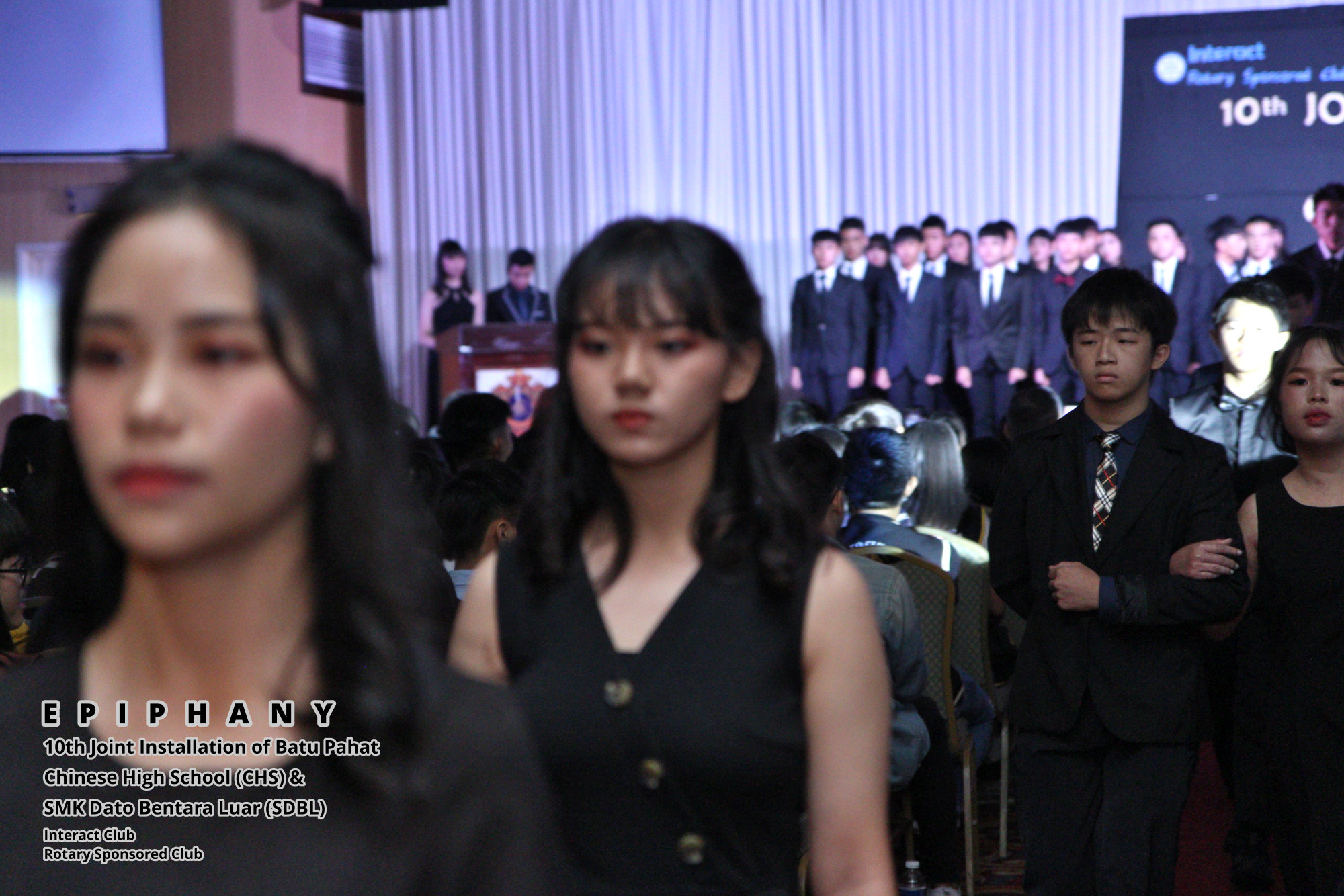 10th Joint Installation of Batu Pahat Chinese High School CHS and SMK Dato Bentara Luar SDBL - EPIPHANY - Interact Club - Rotary Sponsored Club The Katerina Hotel Batu Pahat C02