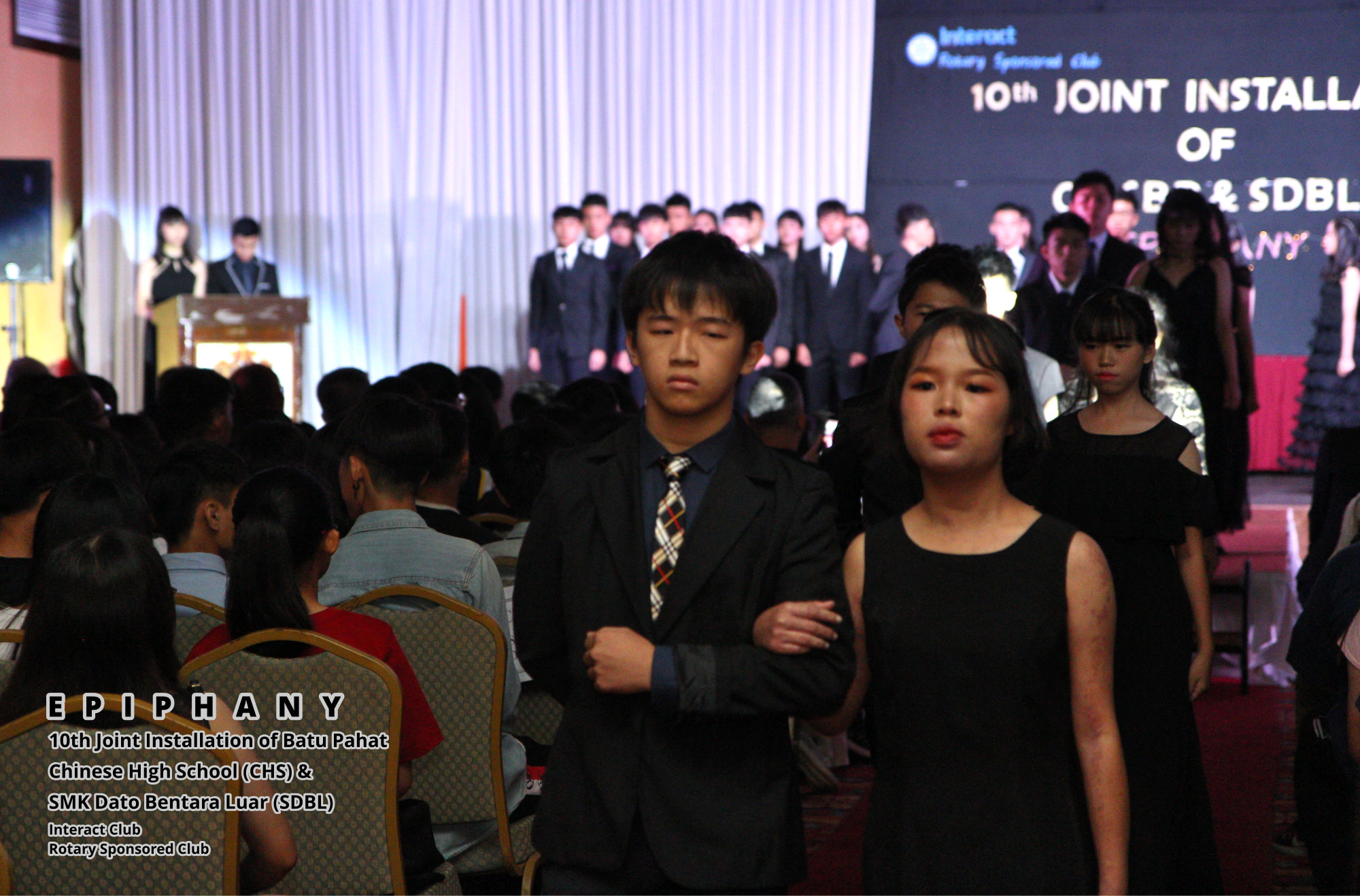 10th Joint Installation of Batu Pahat Chinese High School CHS and SMK Dato Bentara Luar SDBL - EPIPHANY - Interact Club - Rotary Sponsored Club The Katerina Hotel Batu Pahat C03