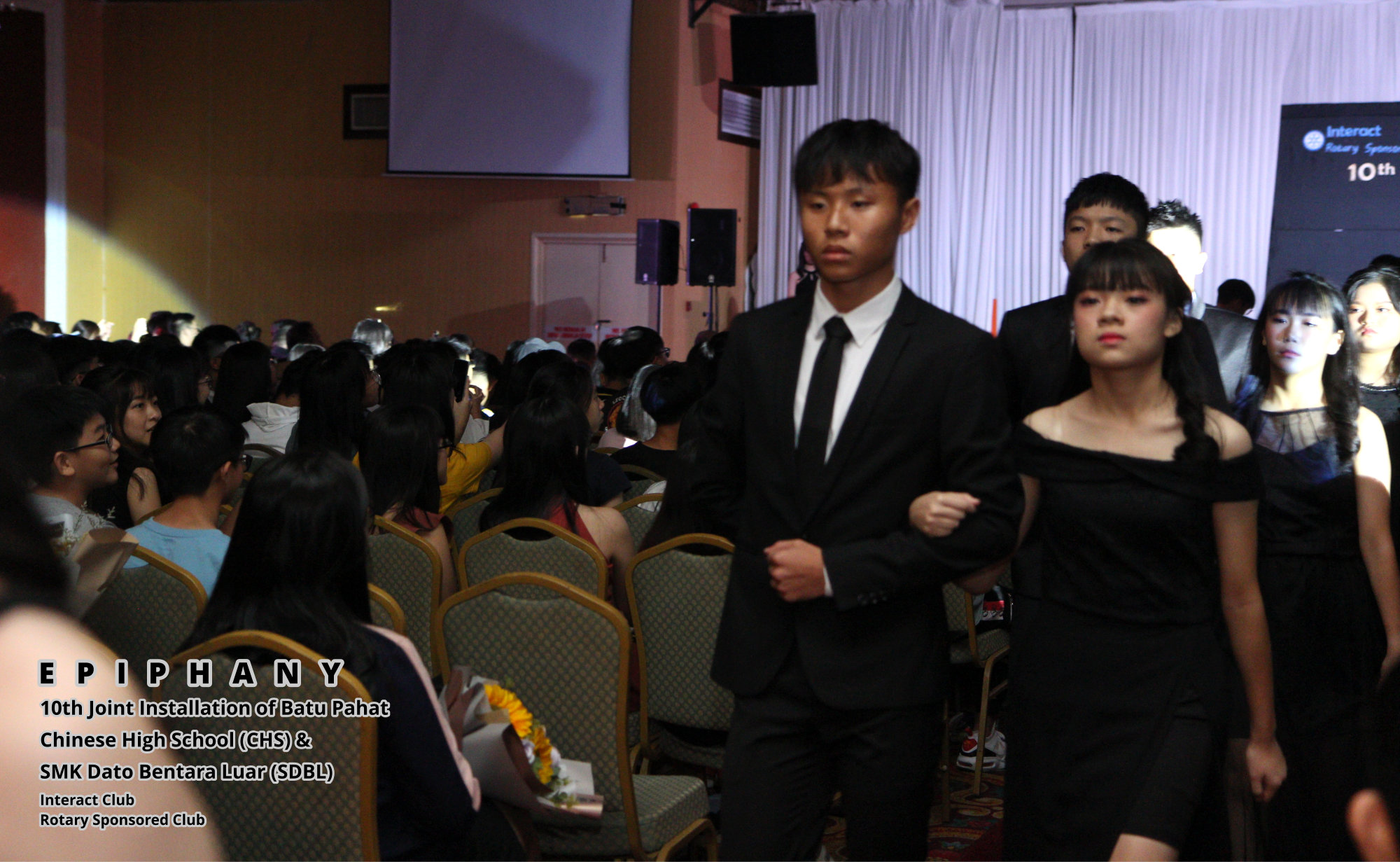 10th Joint Installation of Batu Pahat Chinese High School CHS and SMK Dato Bentara Luar SDBL - EPIPHANY - Interact Club - Rotary Sponsored Club The Katerina Hotel Batu Pahat C07