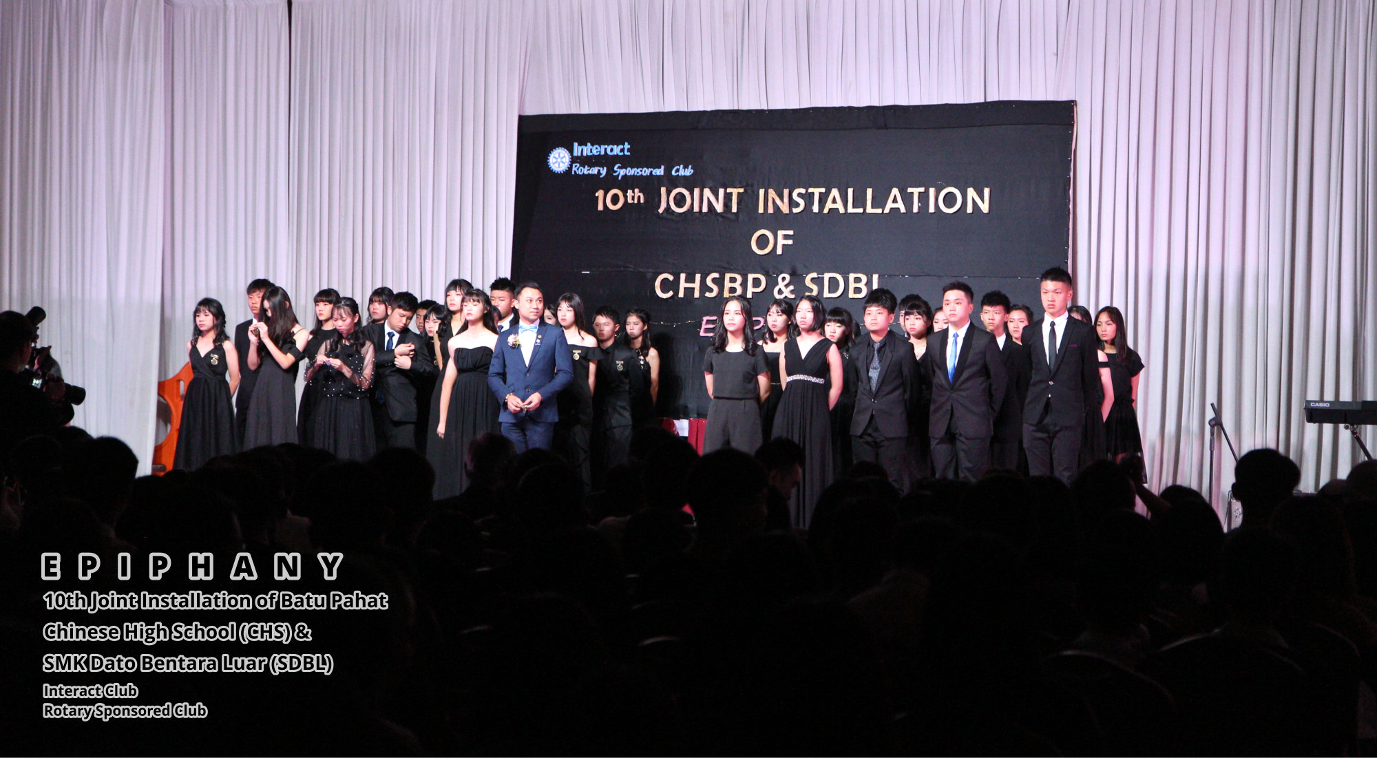 10th Joint Installation of Batu Pahat Chinese High School CHS and SMK Dato Bentara Luar SDBL - EPIPHANY - Interact Club - Rotary Sponsored Club The Katerina Hotel Batu Pahat C12