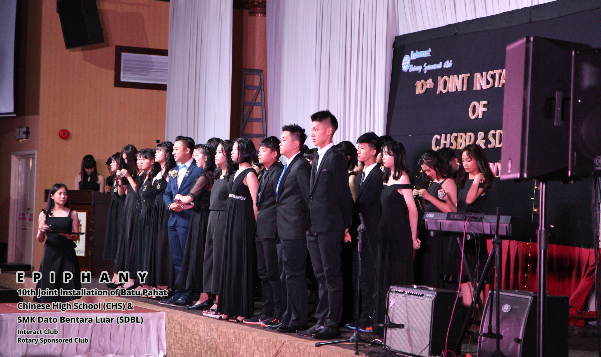 10th Joint Installation of Batu Pahat Chinese High School CHS and SMK Dato Bentara Luar SDBL - EPIPHANY - Interact Club - Rotary Sponsored Club The Katerina Hotel Batu Pahat C14