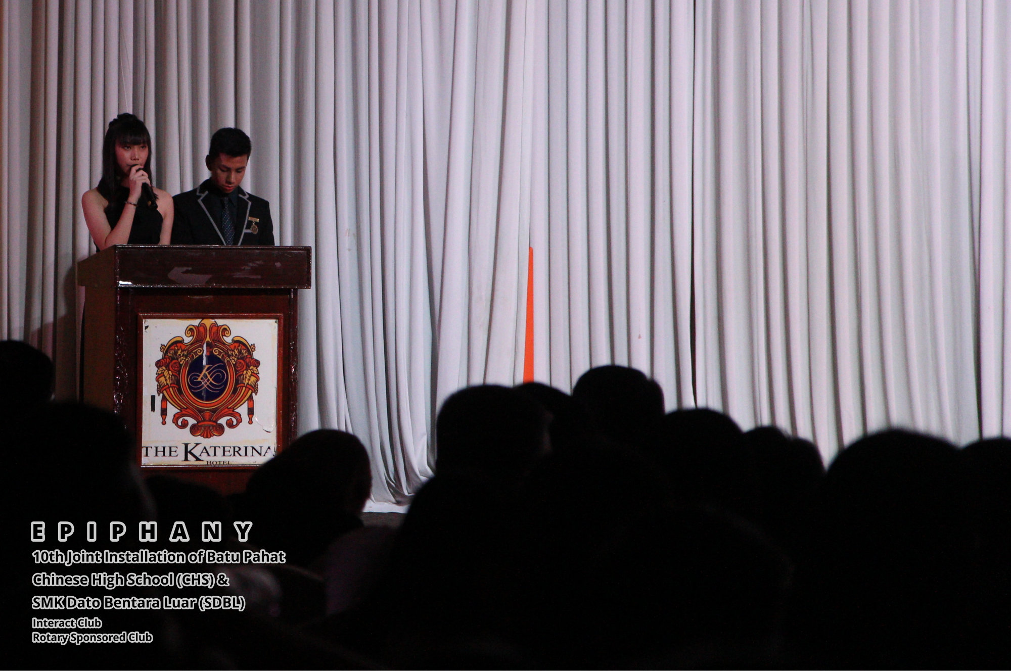 10th Joint Installation of Batu Pahat Chinese High School CHS and SMK Dato Bentara Luar SDBL - EPIPHANY - Interact Club - Rotary Sponsored Club The Katerina Hotel Batu Pahat C16