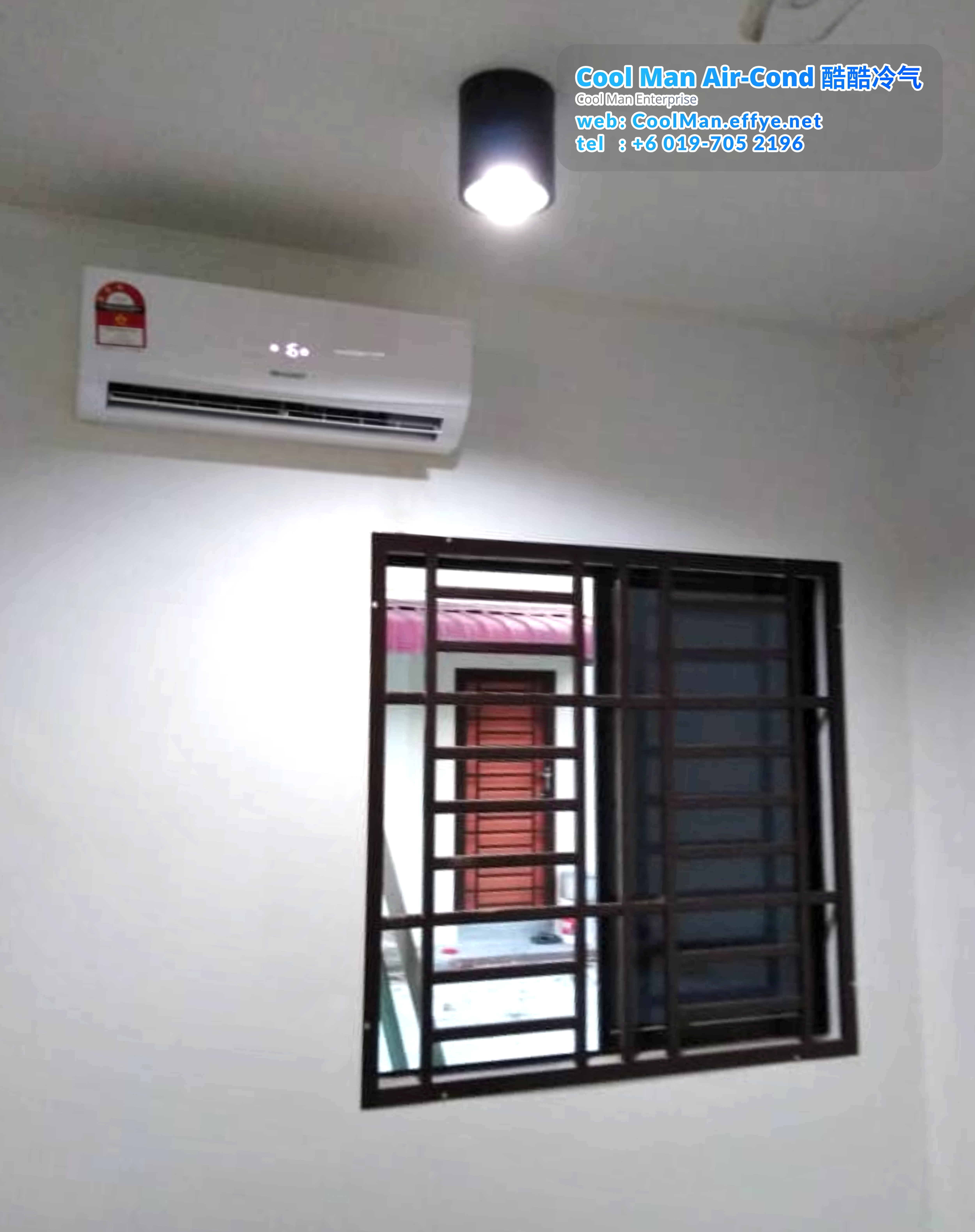 Cool Man Air-Cond Batu Pahat Air Cond Service Air-Cond Installation Air Conditioning 酷酷冷气 冷气维修服务 冷器安装 峇株巴辖 冷气服务 A03