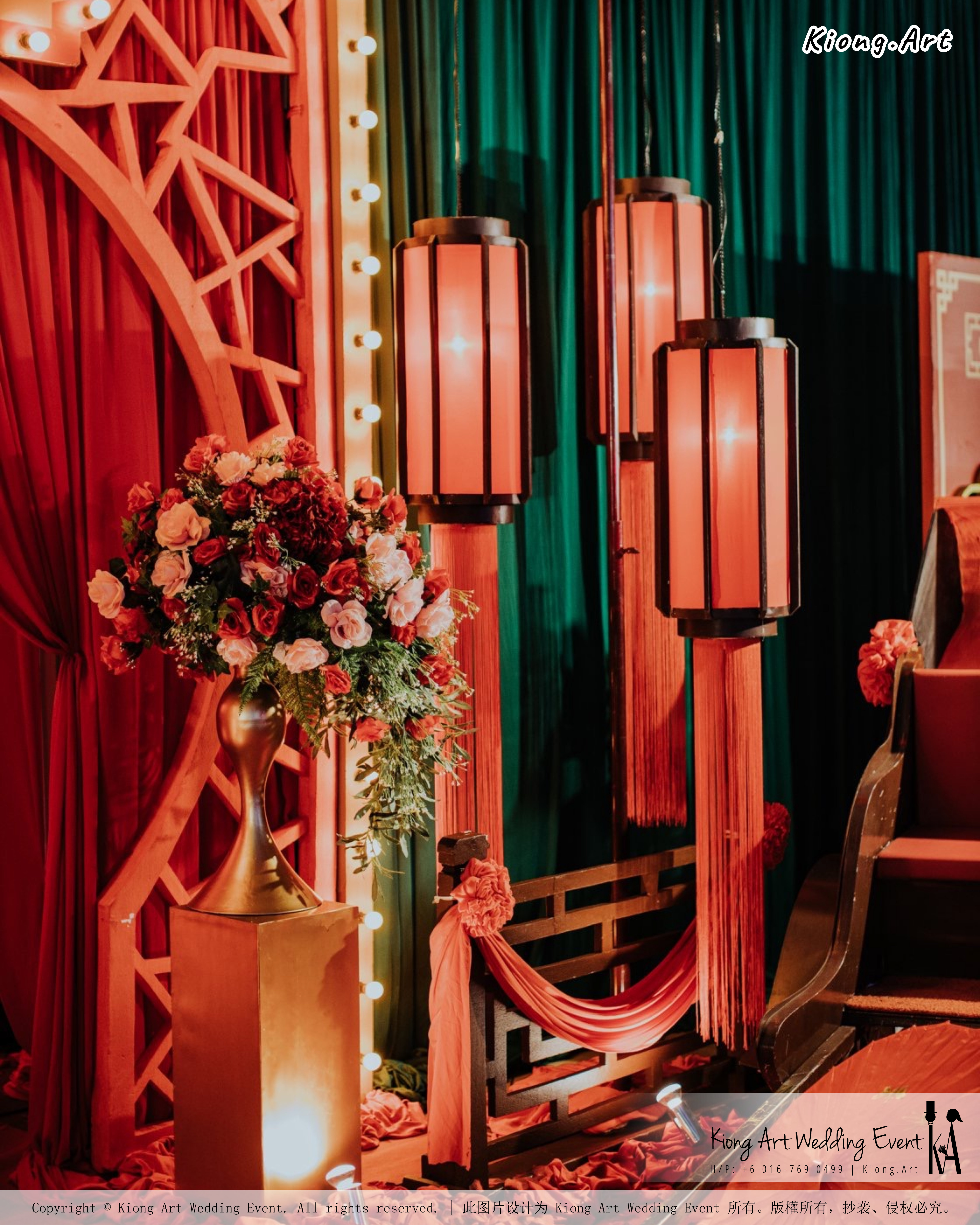 Kuala Lumpur Wedding Event Deco Wedding Planner Kiong Art Wedding Event 吉隆坡一站式婚礼策划布置 Klang WK Banquet Hall Oriental Traditional Culture Wedding 东方传统文化婚礼 B01-018