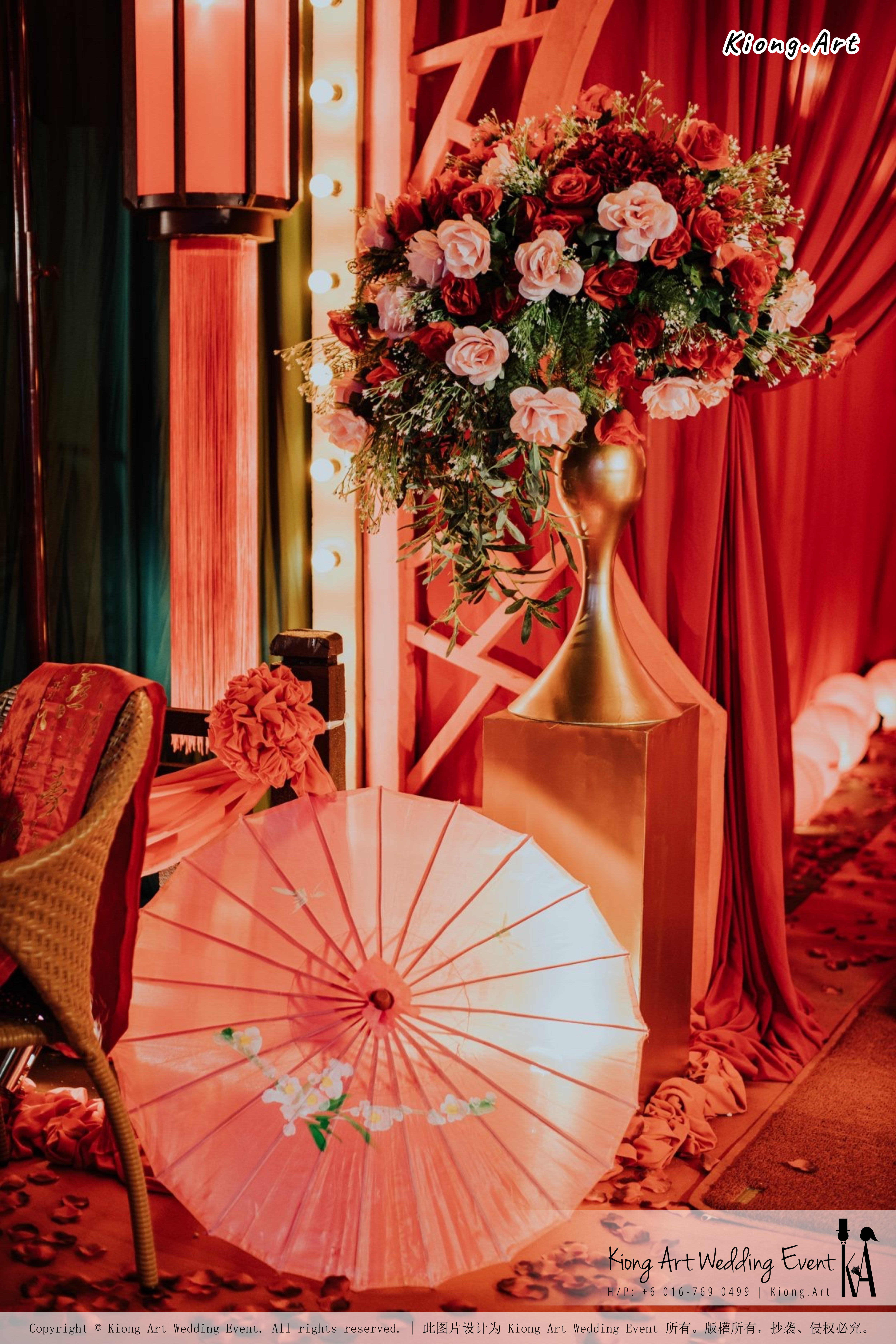 Kuala Lumpur Wedding Event Deco Wedding Planner Kiong Art Wedding Event 吉隆坡一站式婚礼策划布置 Klang WK Banquet Hall Oriental Traditional Culture Wedding 东方传统文化婚礼 C01-002