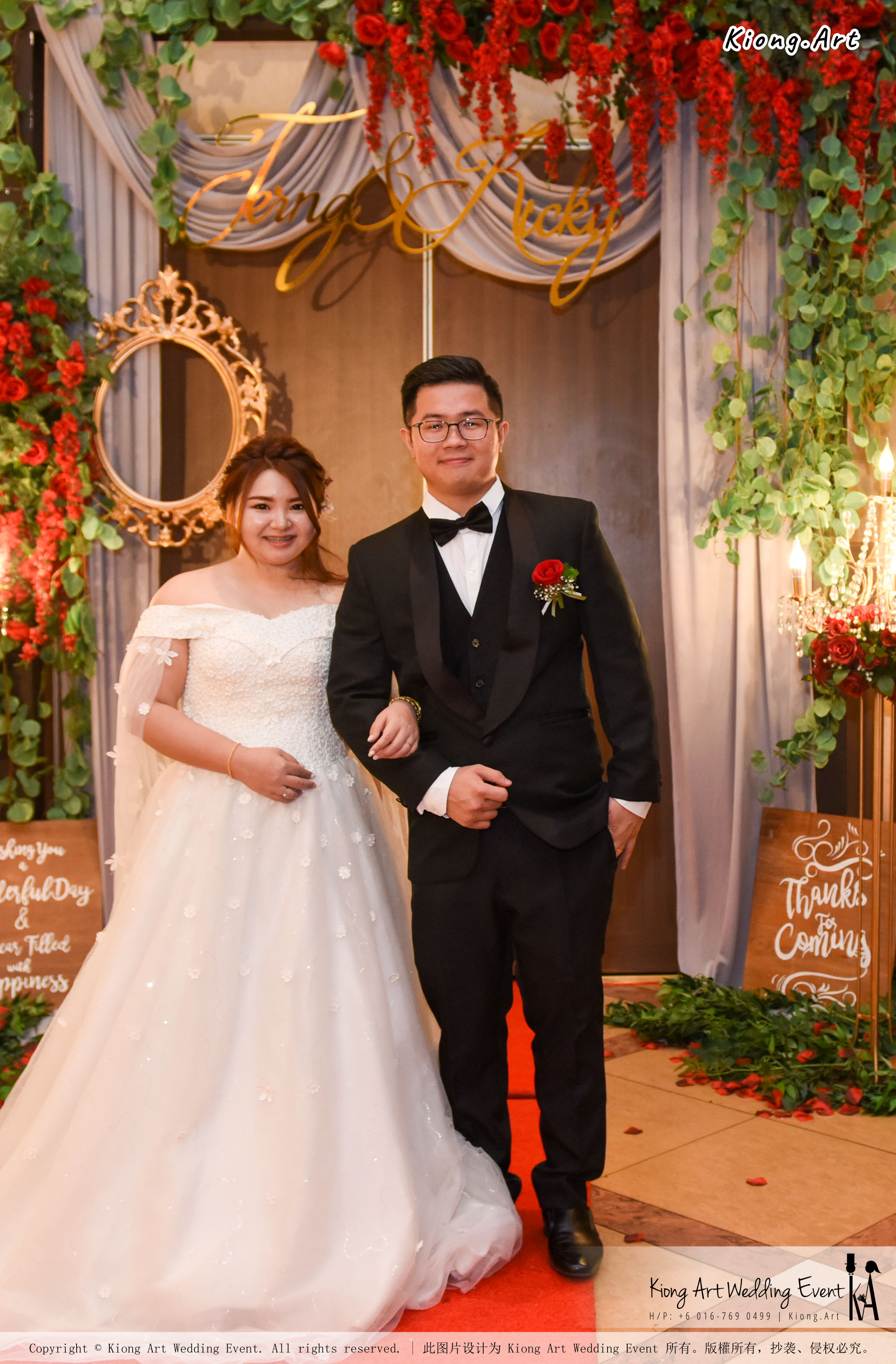 Kuala Lumpur Wedding Event Deco Wedding Planner Kiong Art Wedding Event 吉隆坡一站式婚礼策划布置 Grand Sea View Restaurant European and American Pastoral Style 欧美田园风格 A01-016