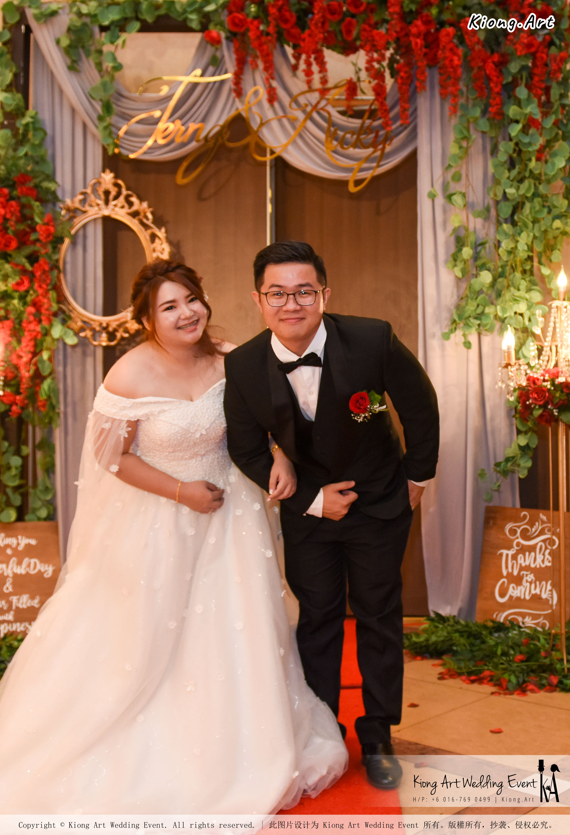 Kuala Lumpur Wedding Event Deco Wedding Planner Kiong Art Wedding Event 吉隆坡一站式婚礼策划布置 Grand Sea View Restaurant European and American Pastoral Style 欧美田园风格 A01-019