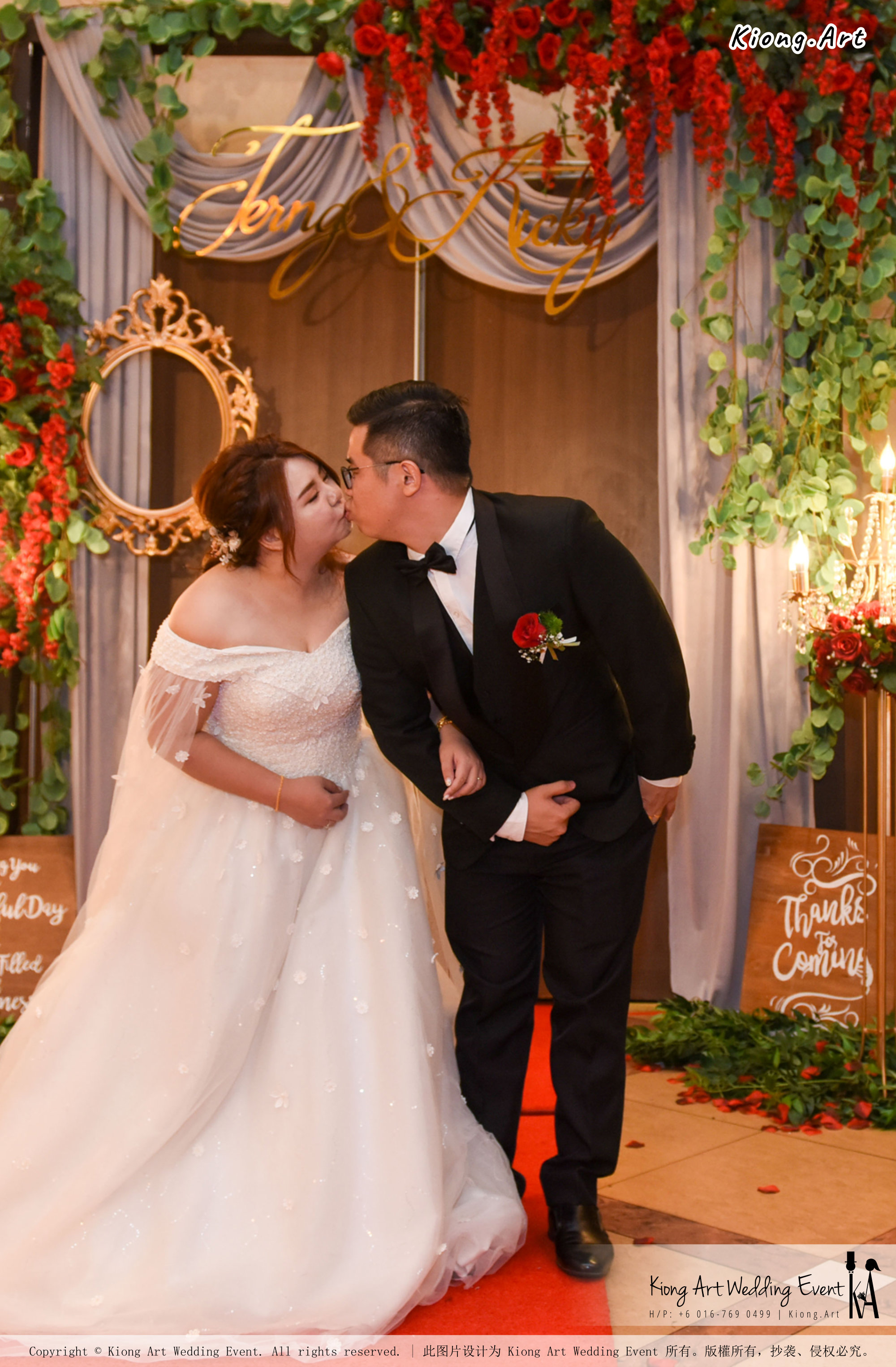 Kuala Lumpur Wedding Event Deco Wedding Planner Kiong Art Wedding Event 吉隆坡一站式婚礼策划布置 Grand Sea View Restaurant European and American Pastoral Style 欧美田园风格 A01-020