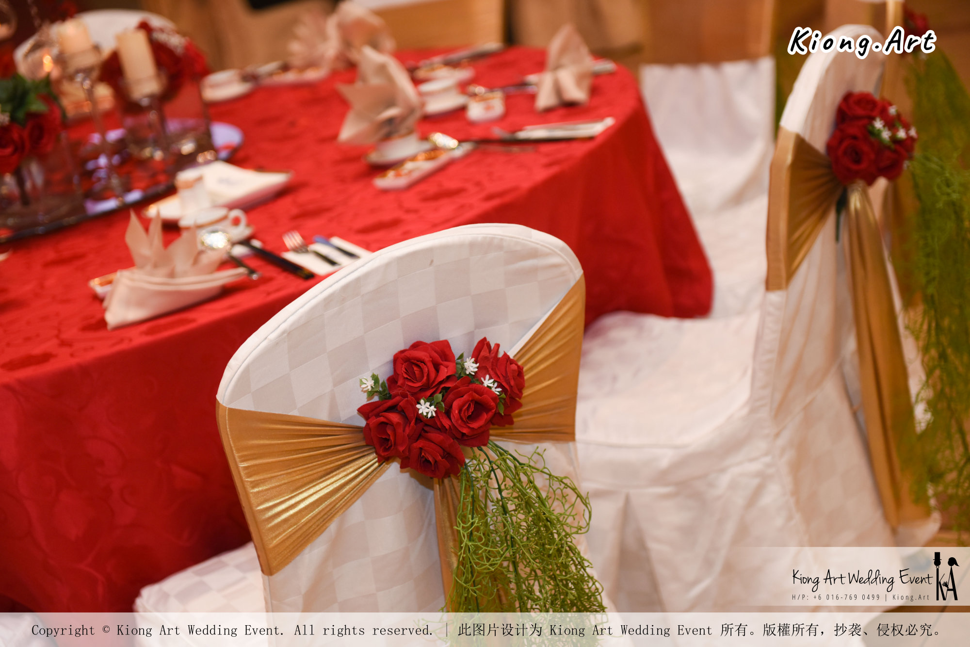 Kuala Lumpur Wedding Event Deco Wedding Planner Kiong Art Wedding Event 吉隆坡一站式婚礼策划布置 Grand Sea View Restaurant European and American Pastoral Style 欧美田园风格 A01-023