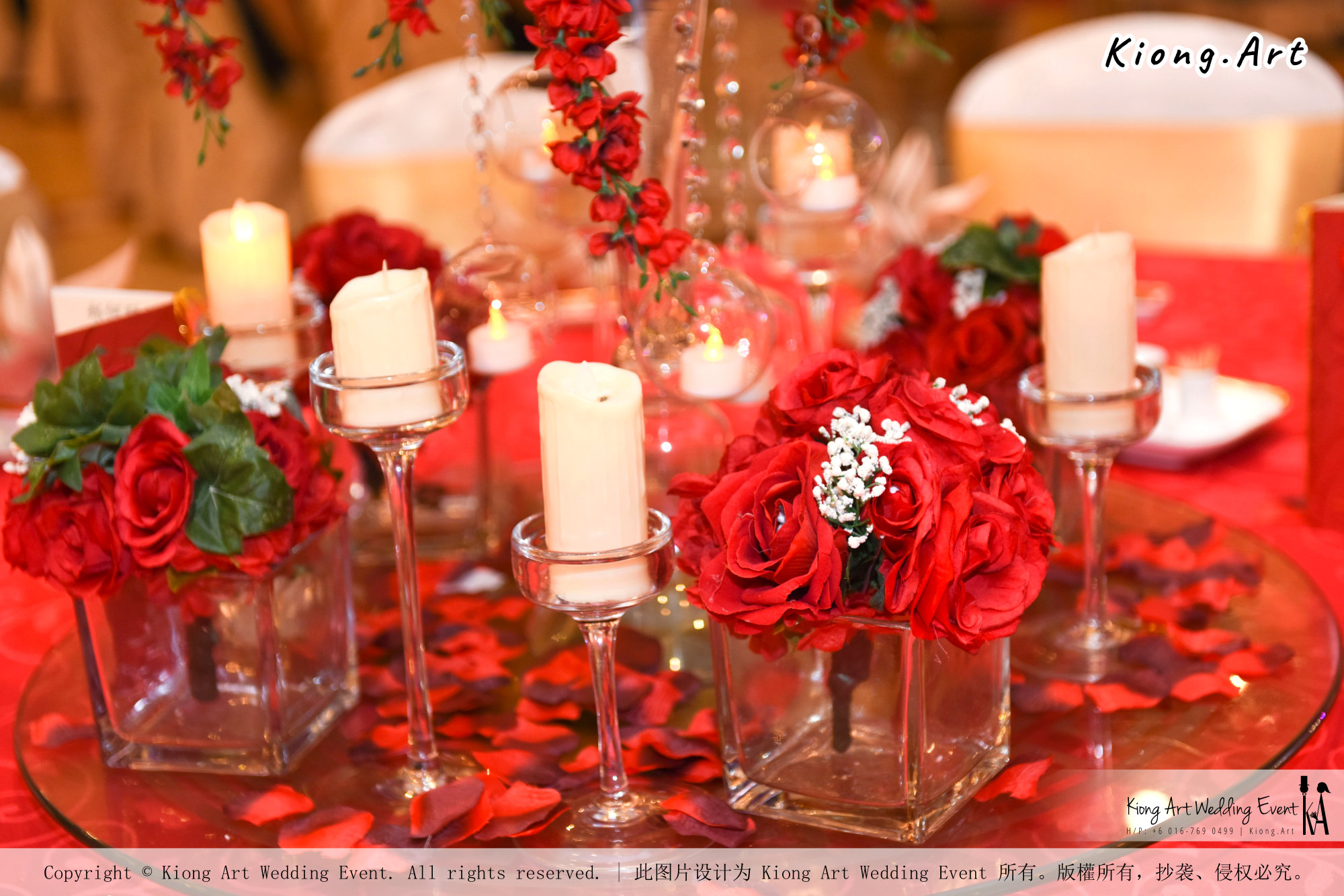 Kuala Lumpur Wedding Event Deco Wedding Planner Kiong Art Wedding Event 吉隆坡一站式婚礼策划布置 Grand Sea View Restaurant European and American Pastoral Style 欧美田园风格 A01-028