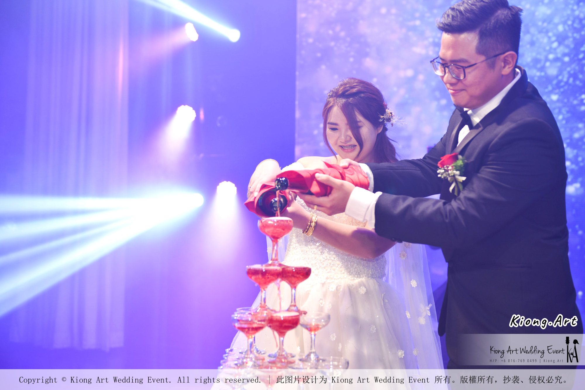 Kuala Lumpur Wedding Event Deco Wedding Planner Kiong Art Wedding Event 吉隆坡一站式婚礼策划布置 Grand Sea View Restaurant European and American Pastoral Style 欧美田园风格 A01-032