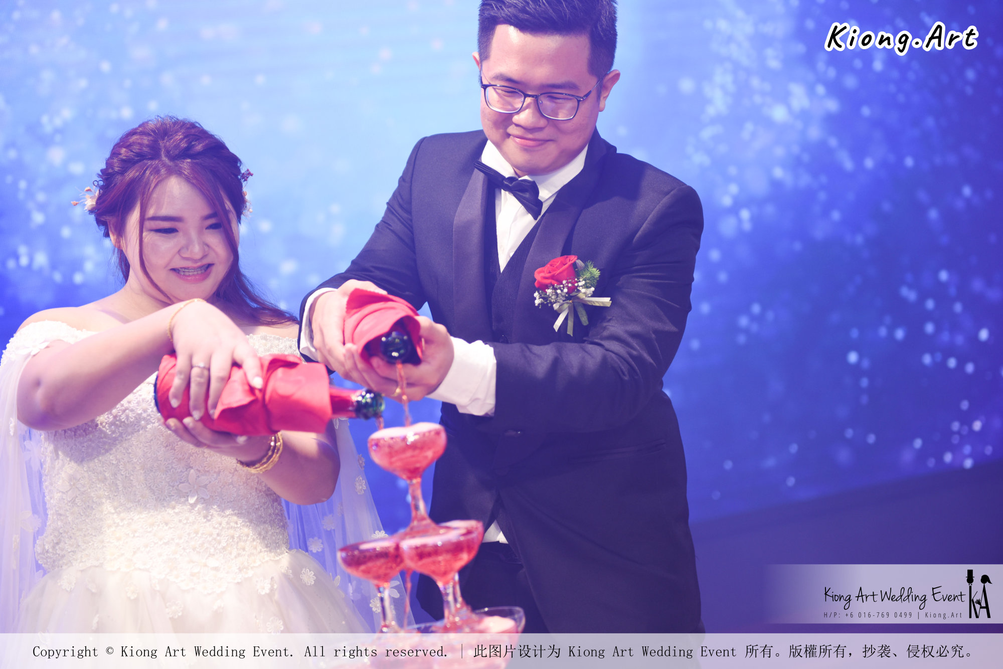 Kuala Lumpur Wedding Event Deco Wedding Planner Kiong Art Wedding Event 吉隆坡一站式婚礼策划布置 Grand Sea View Restaurant European and American Pastoral Style 欧美田园风格 A01-033