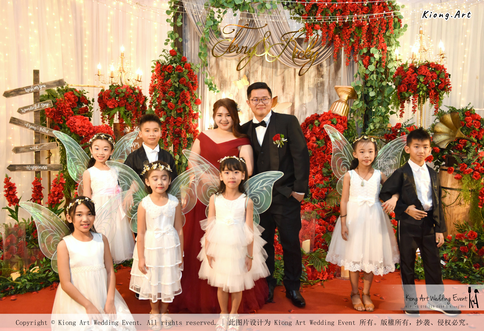 Kuala Lumpur Wedding Event Deco Wedding Planner Kiong Art Wedding Event 吉隆坡一站式婚礼策划布置 Grand Sea View Restaurant European and American Pastoral Style 欧美田园风格 A01-052