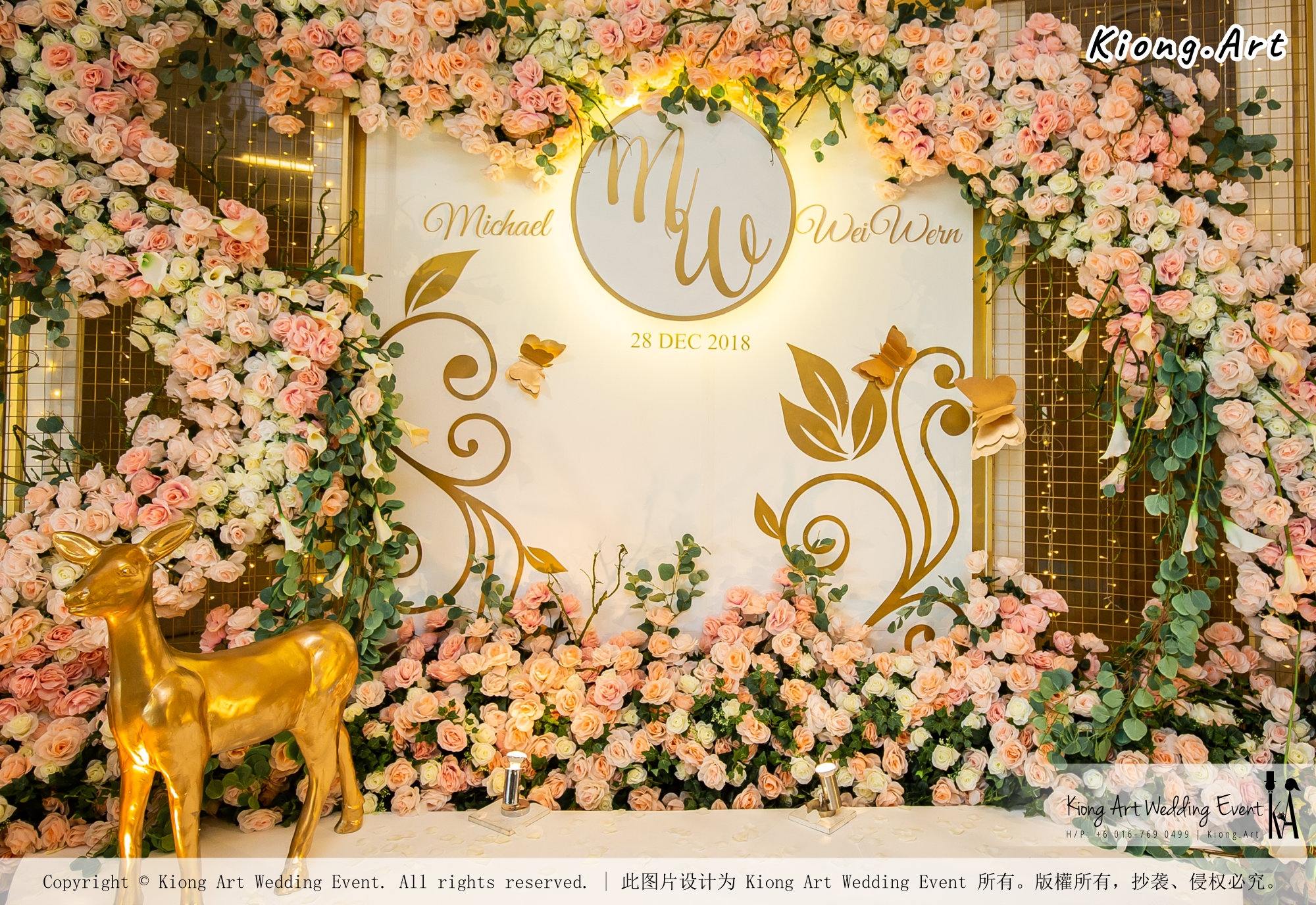 Malaysia Selangor Klang Kuala Lumpur Wedding Event Deco Wedding Planner Kiong Art Wedding Event 马来西亚 雪兰莪 巴生 雪隆区 吉隆坡一站式婚礼策划布置 A Gargen Story 温馨花园故事 A01-024