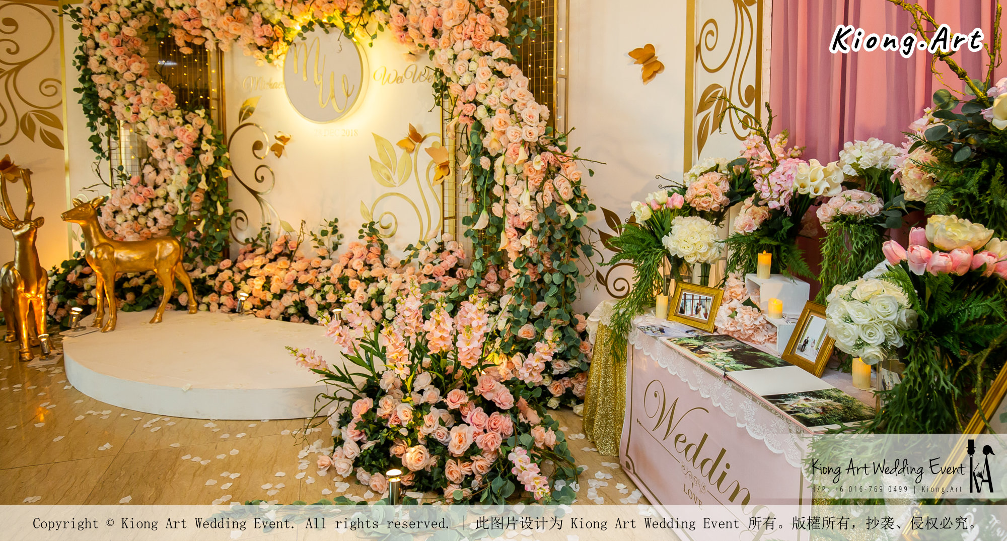 Malaysia Selangor Klang Kuala Lumpur Wedding Event Deco Wedding Planner Kiong Art Wedding Event 马来西亚 雪兰莪 巴生 雪隆区 吉隆坡一站式婚礼策划布置 A Gargen Story 温馨花园故事 A01-035