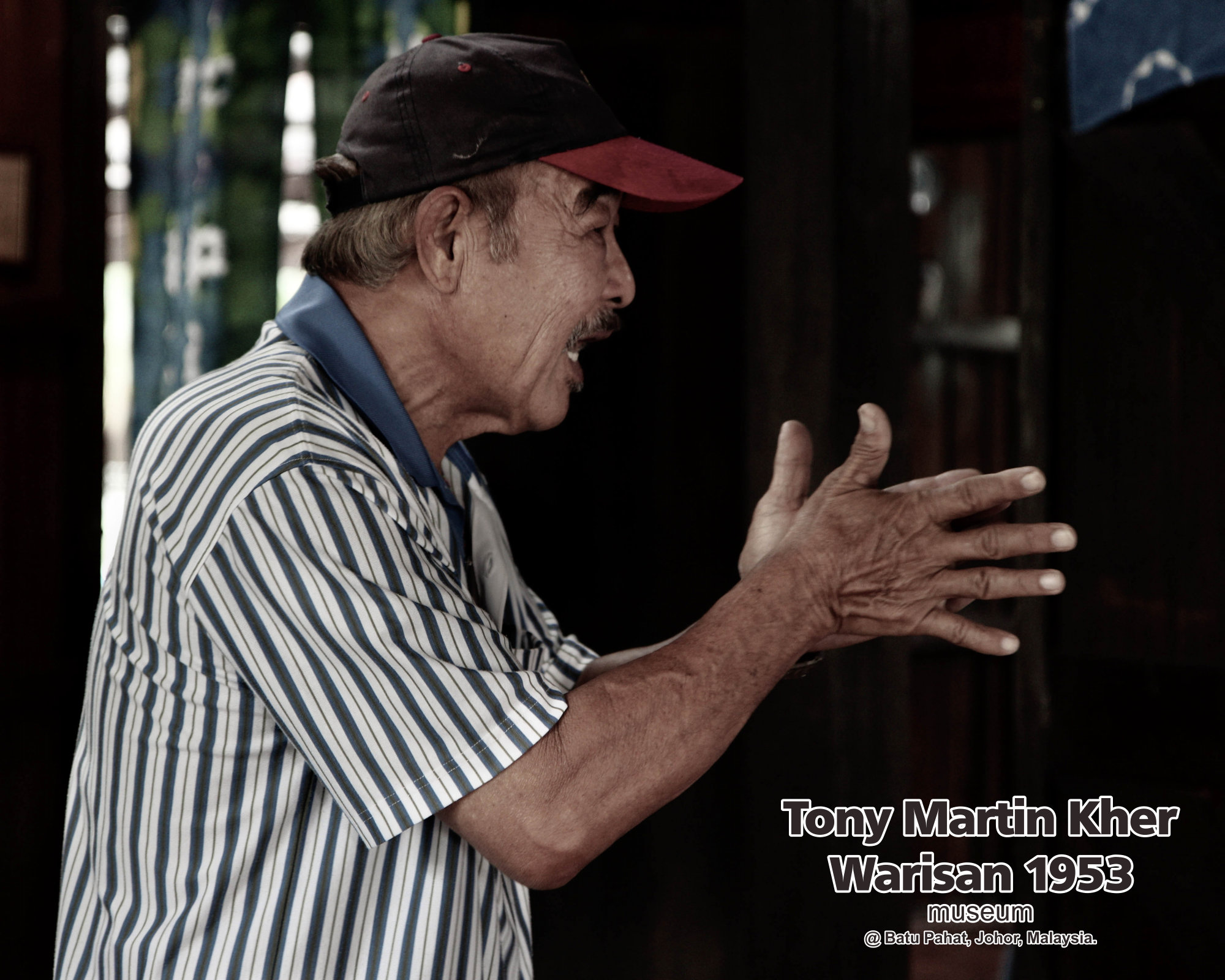 Tony Martin Kher founder of Warisan 1953 Museum at Batu Pahat Johor Malaysia Heritage 1953 Artist Joey Kher A28