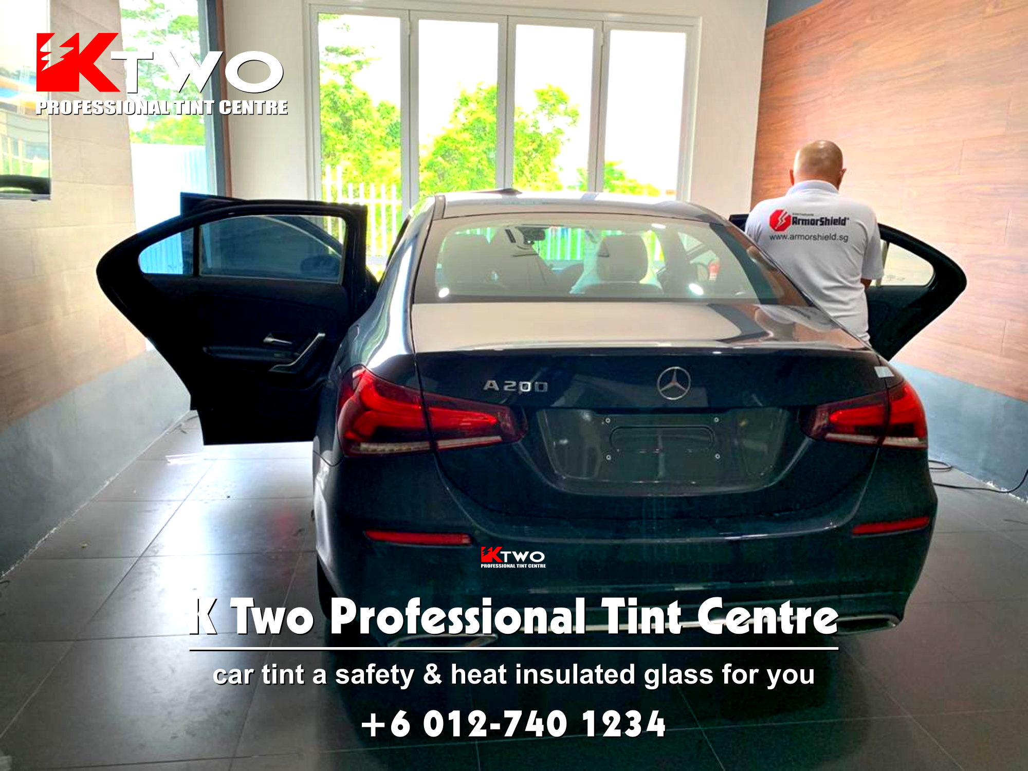 Batu Pahat Car Tint Batu Pahat Car Tinted Automotive Tinted Window Tinted K Two Professional Tint Centre Safety and Heat Insulated Glass B17