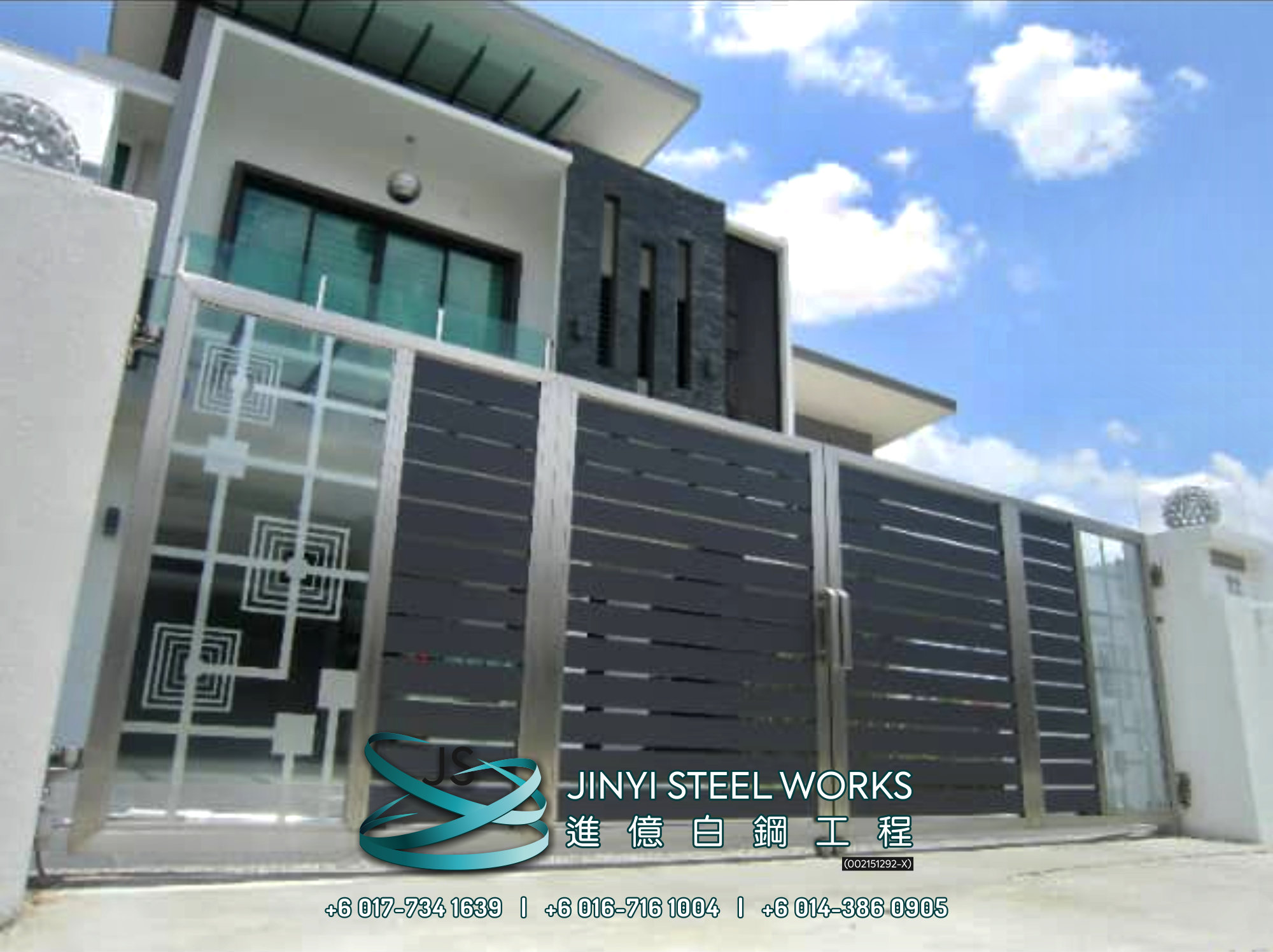 Jinyi Steel Works 铁与不锈钢产品制造商 为您定制钢铁产品与安装 柔佛 马六甲 森美兰 吉隆坡 雪兰莪 彭亨 峇株巴辖 不锈钢制造商 B08