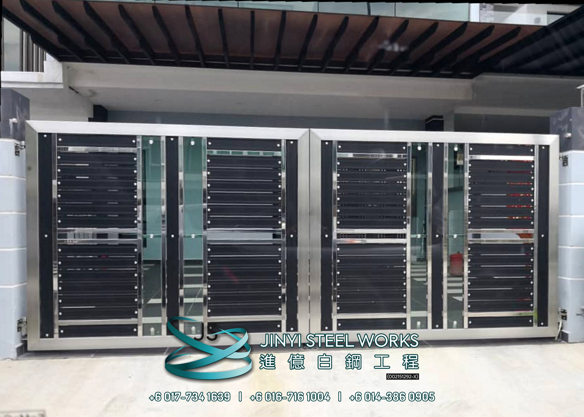 Jinyi Steel Works 铁与不锈钢产品制造商 为您定制钢铁产品与安装 柔佛 马六甲 森美兰 吉隆坡 雪兰莪 彭亨 峇株巴辖 不锈钢制造商 B18