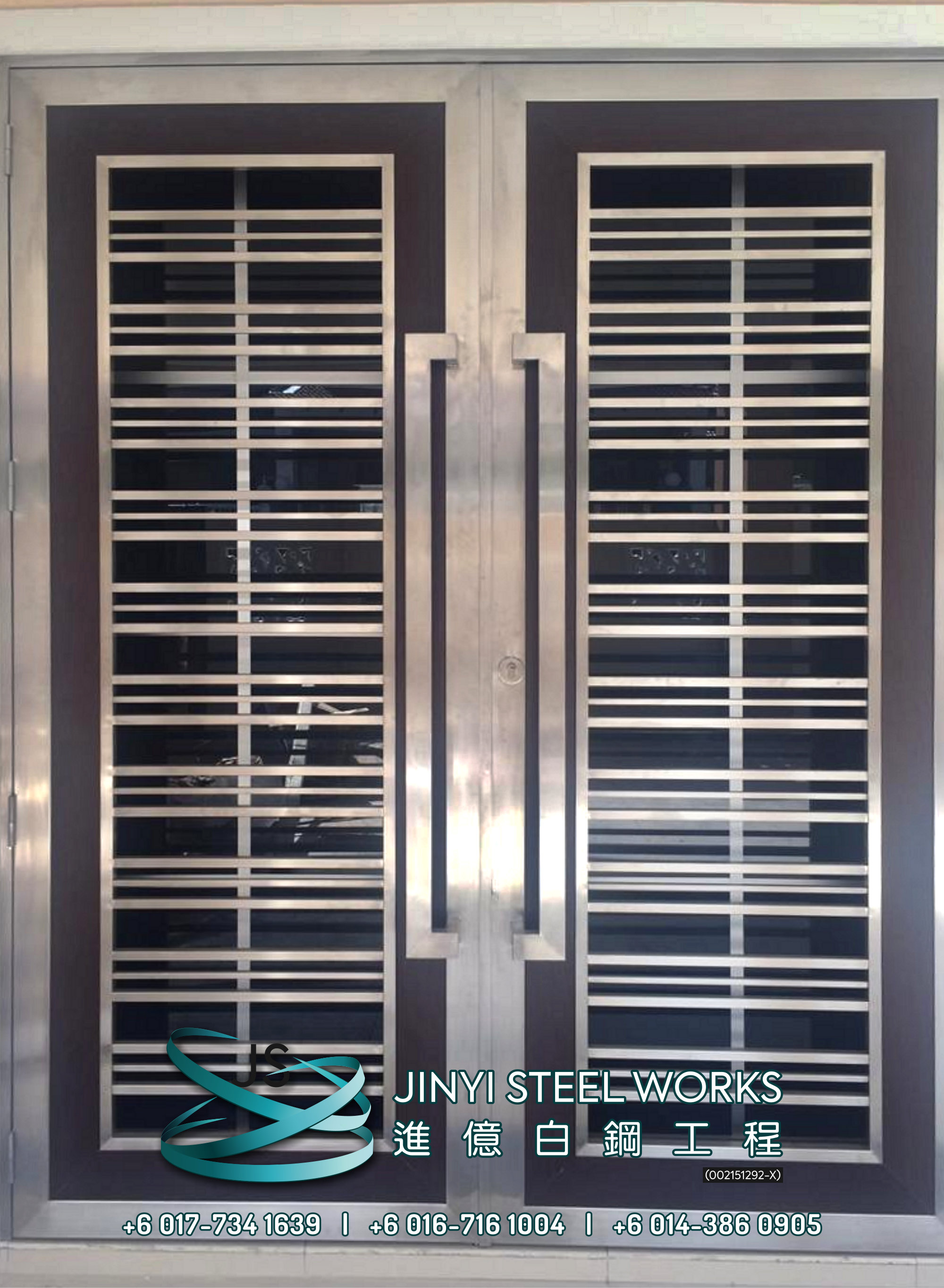 Jinyi Steel Works 铁与不锈钢产品制造商 为您定制钢铁产品与安装 柔佛 马六甲 森美兰 吉隆坡 雪兰莪 彭亨 峇株巴辖 不锈钢制造商 B26