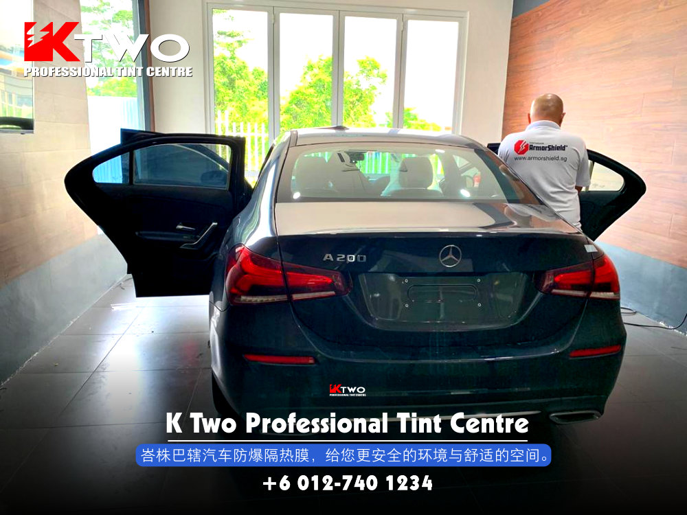 K Two Professional Tint Centre 汽车车镜防爆挡光纸 办公室玻璃窗户防爆隔热膜 B17