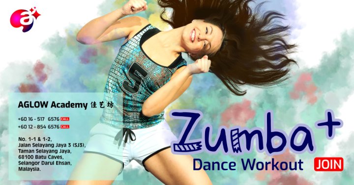Selayang Zumba Dance Workout at Batu Caves Selangor Malaysia AGLOW Academy 佳艺坊 A00