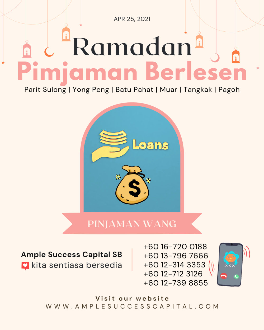 Pinjaman Wang Parit Sulong Pinjaman Wang Batu Pahat Pinjaman Wang Muar Pinjaman Wang Berlesen Parit Sulong Loan Ample Success Capital A02